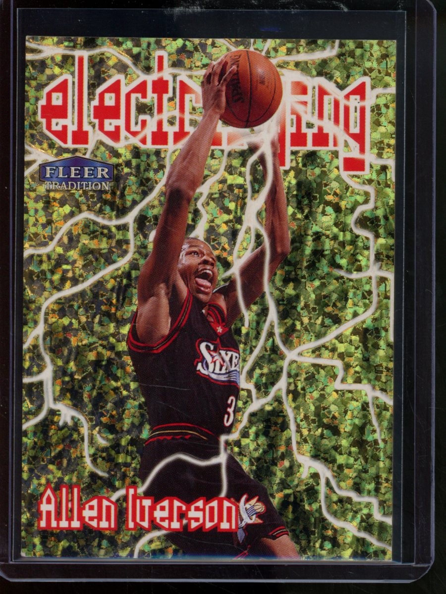 1998-99 Fleer Tradition Allen Iverson Electrifying #5E 1998-99 Fleer Tradition Allen Iverson Electrifying #5E