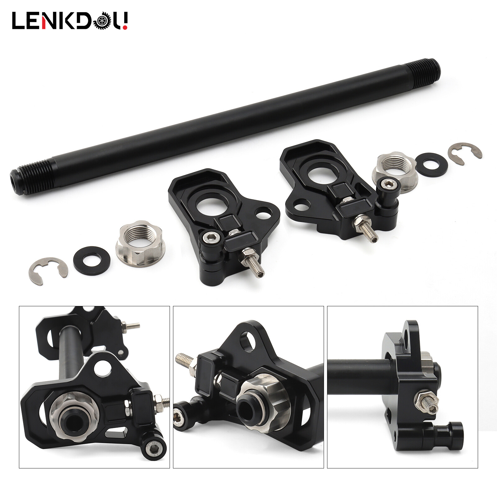 Motorcycles Rear Bearing Axle Adjuster Kit For Harley Touring Electra Road Glide Motorcycles Rear Bearing Axle Adjuster Kit For Harley Touring Electra Road Glide