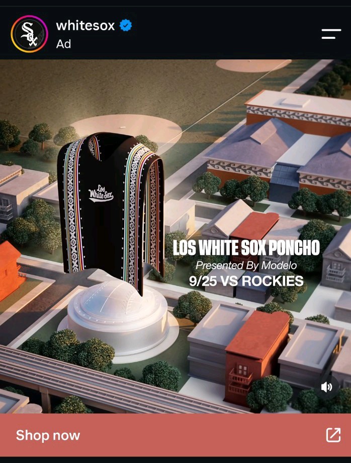 Chicago White Sox Los White Sox Poncho Hispanic Heritage Night 9/25 SGA PRESALE Chicago White Sox Los White Sox Poncho Hispanic Heritage Night 9/25 SGA PRESALE