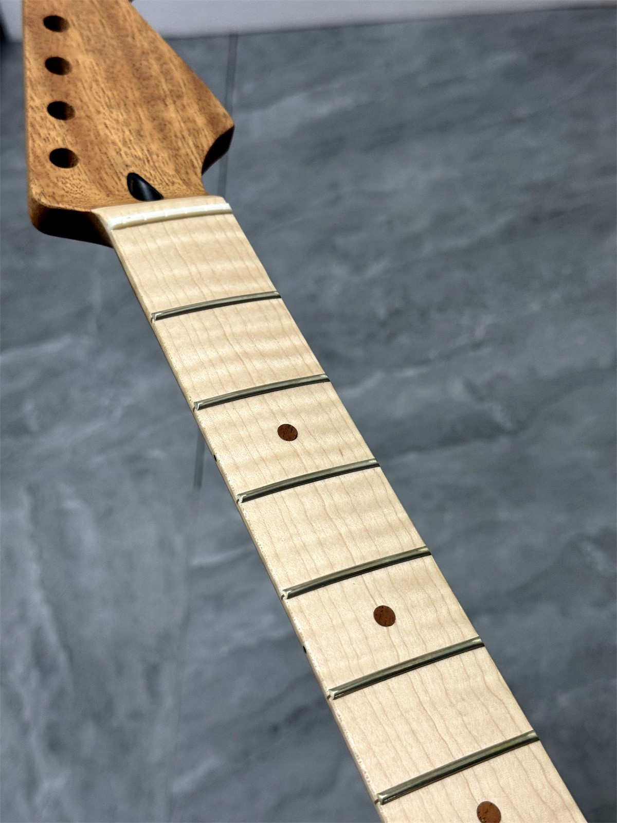 Low price Satin 22Fret Mahogany Electric guitar neck part Maple fretboard