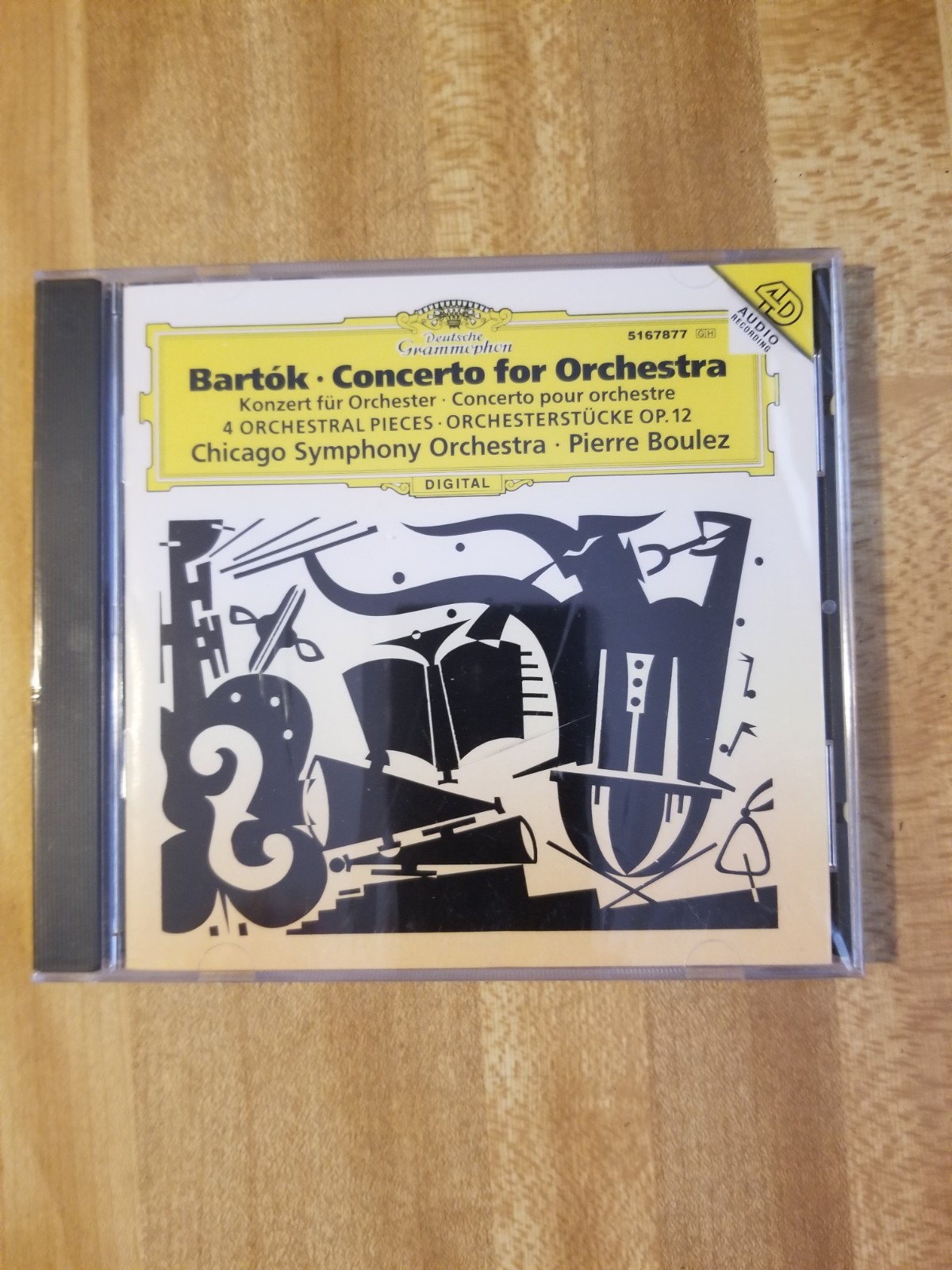 Bartók: Concerto For Orchestra OP 12 (CD Deutsche Grammophon) New/ Sealed Bartók: Concerto For Orchestra OP 12 (CD Deutsche Grammophon) New/ Sealed