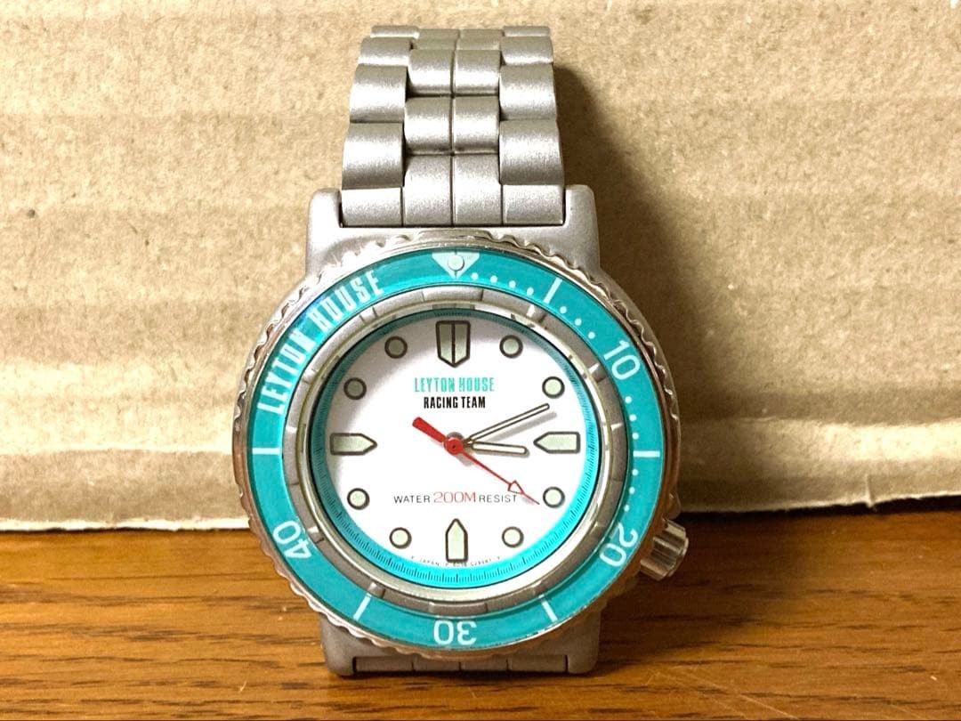 Leyton House Racing Vintage F-1 Watch Rare Used Serial 1070409