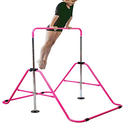 RELIANCER Expandable Gymnastics Bars Junior Training Bar Adjustable Height