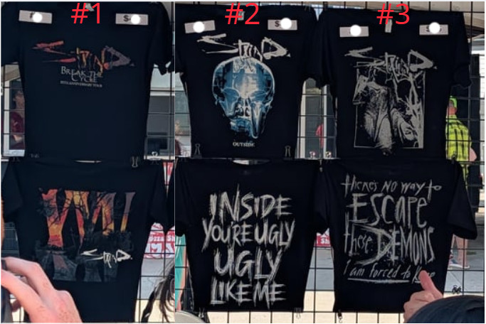 Staind Seether T Shirt Concert Tour Merch 2026 Reprint