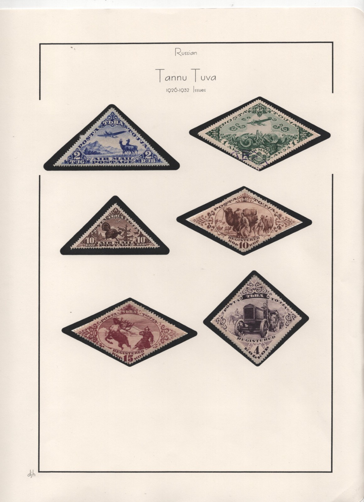 Russia & Area 1926-1932 Large Collection On 20 Pages