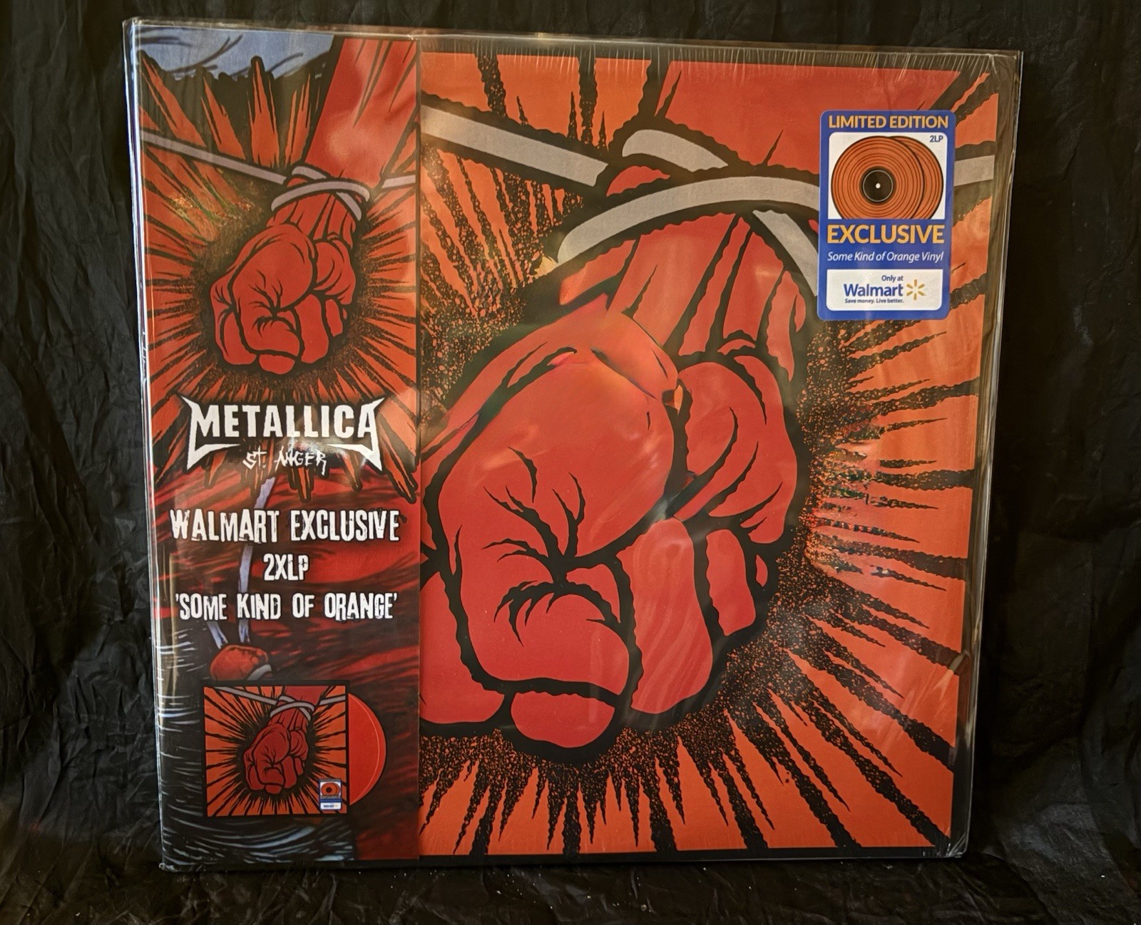 Metallica St. Anger Walmart Exclusive 2LP Orange Vinyl BLCKND015-1W Metallica St. Anger Walmart Exclusive 2LP Orange Vinyl BLCKND015-1W