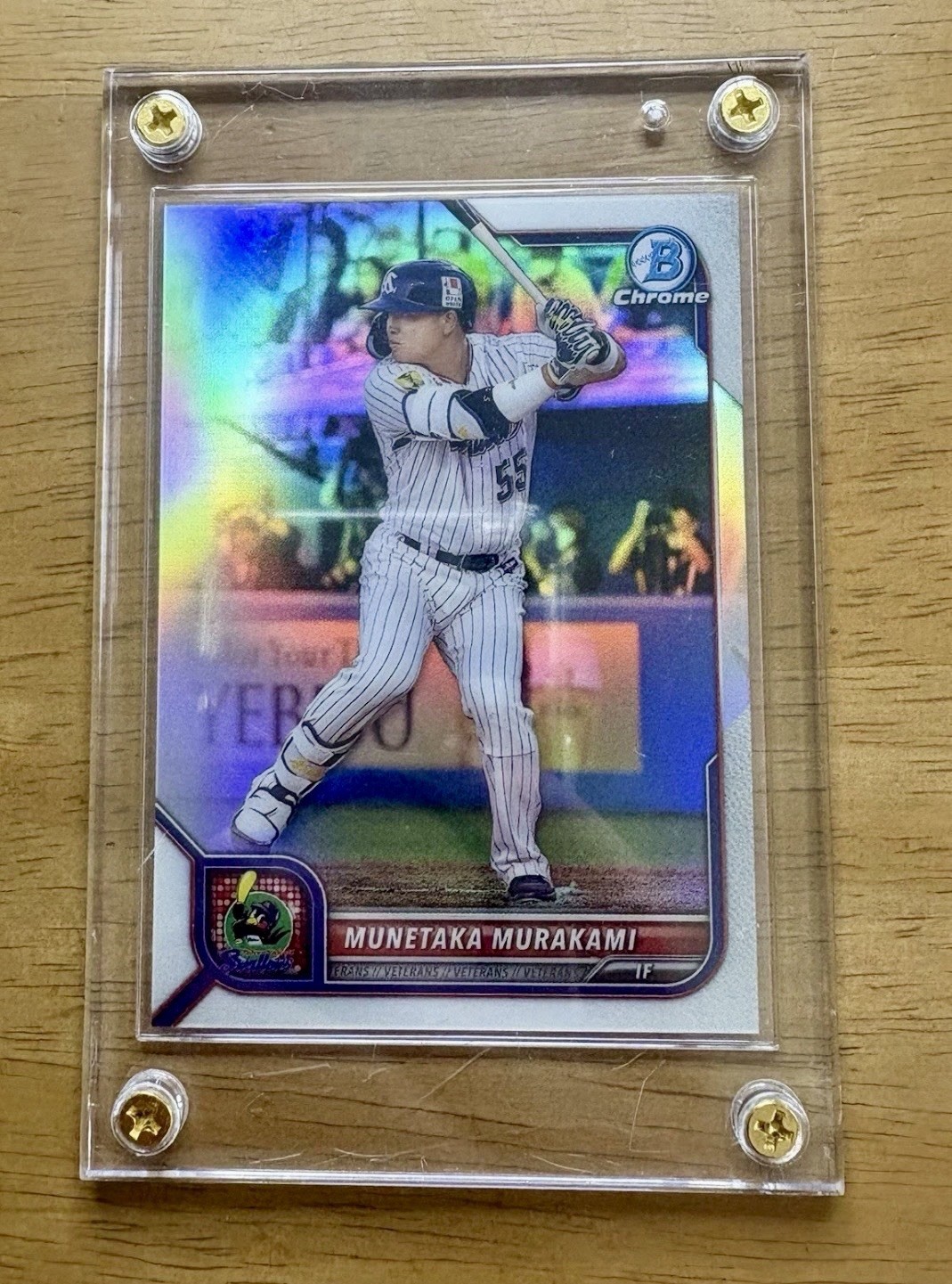 2022 Bowman Chrome NPB Munetaka Murakami Refractor #2 - CLEAN 💎💎💎 2022 Bowman Chrome NPB Munetaka Murakami Refractor #2 - CLEAN 💎💎💎