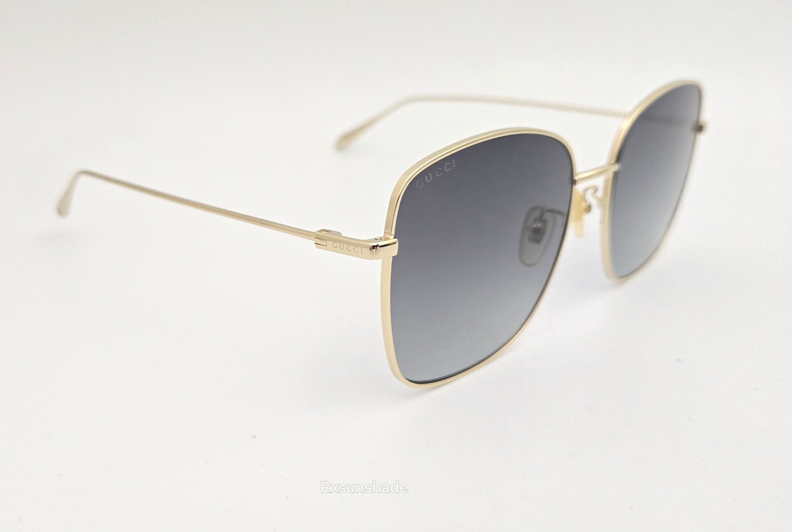 Gucci Sunglasses NEW GG 1030SK Color 001 Gold Grey Size 60 Square Authentic Gucci Sunglasses NEW GG 1030SK Color 001 Gold Grey Size 60 Square Authentic
