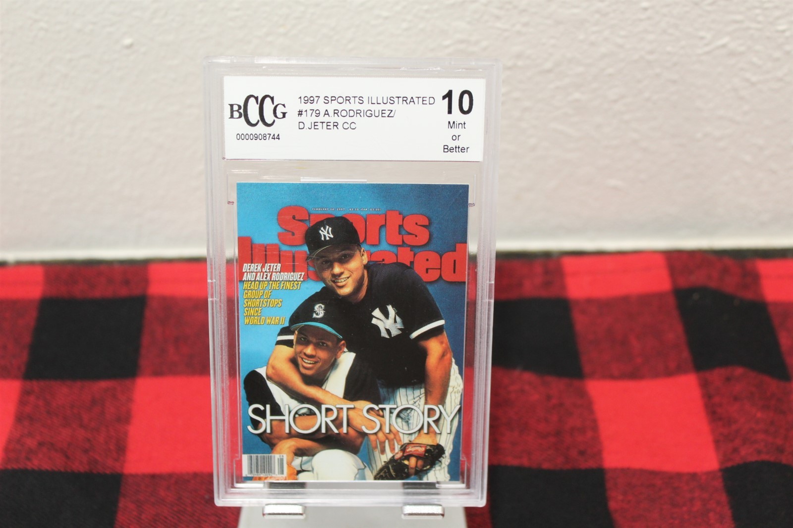 Vintage 1997 Sports Illustrated / Fleer Jeter / A Rod #179 BCCG Graded Mint 10 Vintage 1997 Sports Illustrated / Fleer Jeter / A Rod #179 BCCG Graded Mint 10