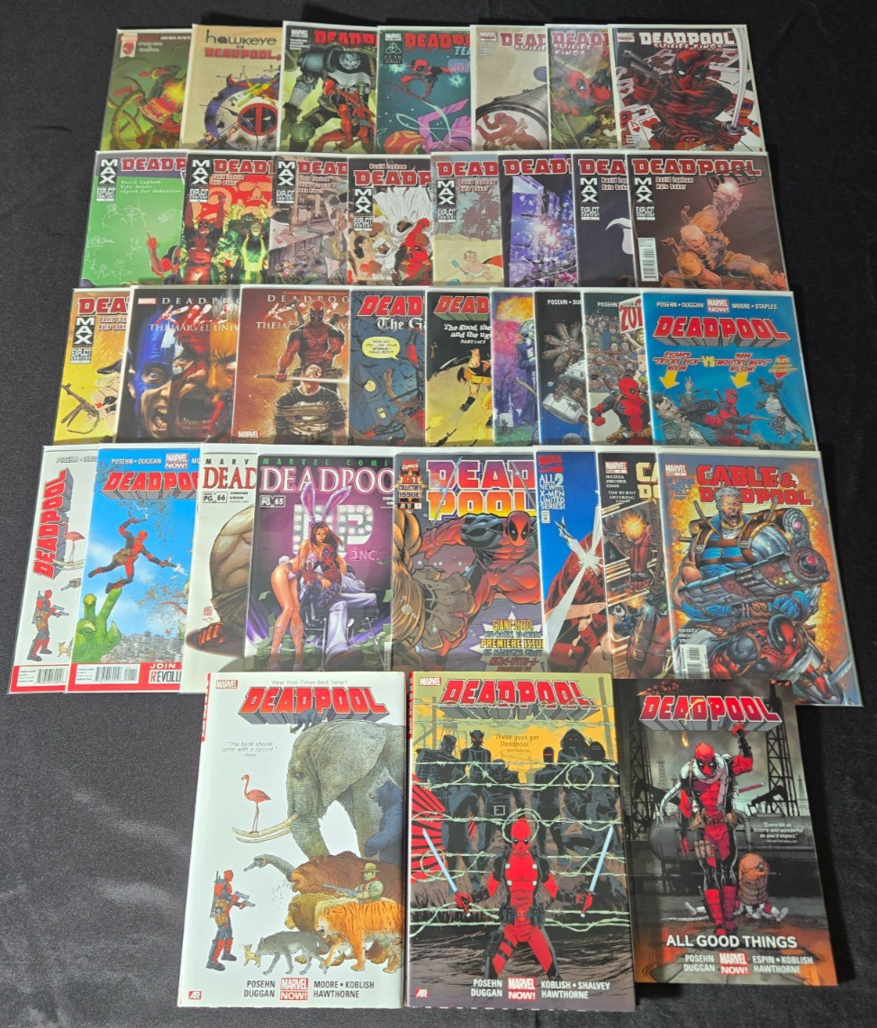 AnotherTime Lot of 35 Deadpool Comic Books 1997 Series #1 Kills Marvel Universe AnotherTime Lot of 35 Deadpool Comic Books 1997 Series #1 Kills Marvel Universe
