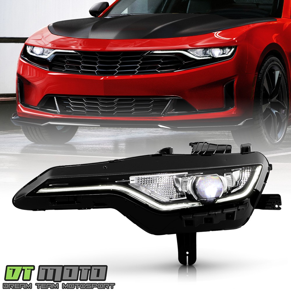For 2019-2024 Chevy Camaro RS|1SS|2SS LED DRL Projector Headlight Driver Side For 2019-2024 Chevy Camaro RS|1SS|2SS LED DRL Projector Headlight Driver Side