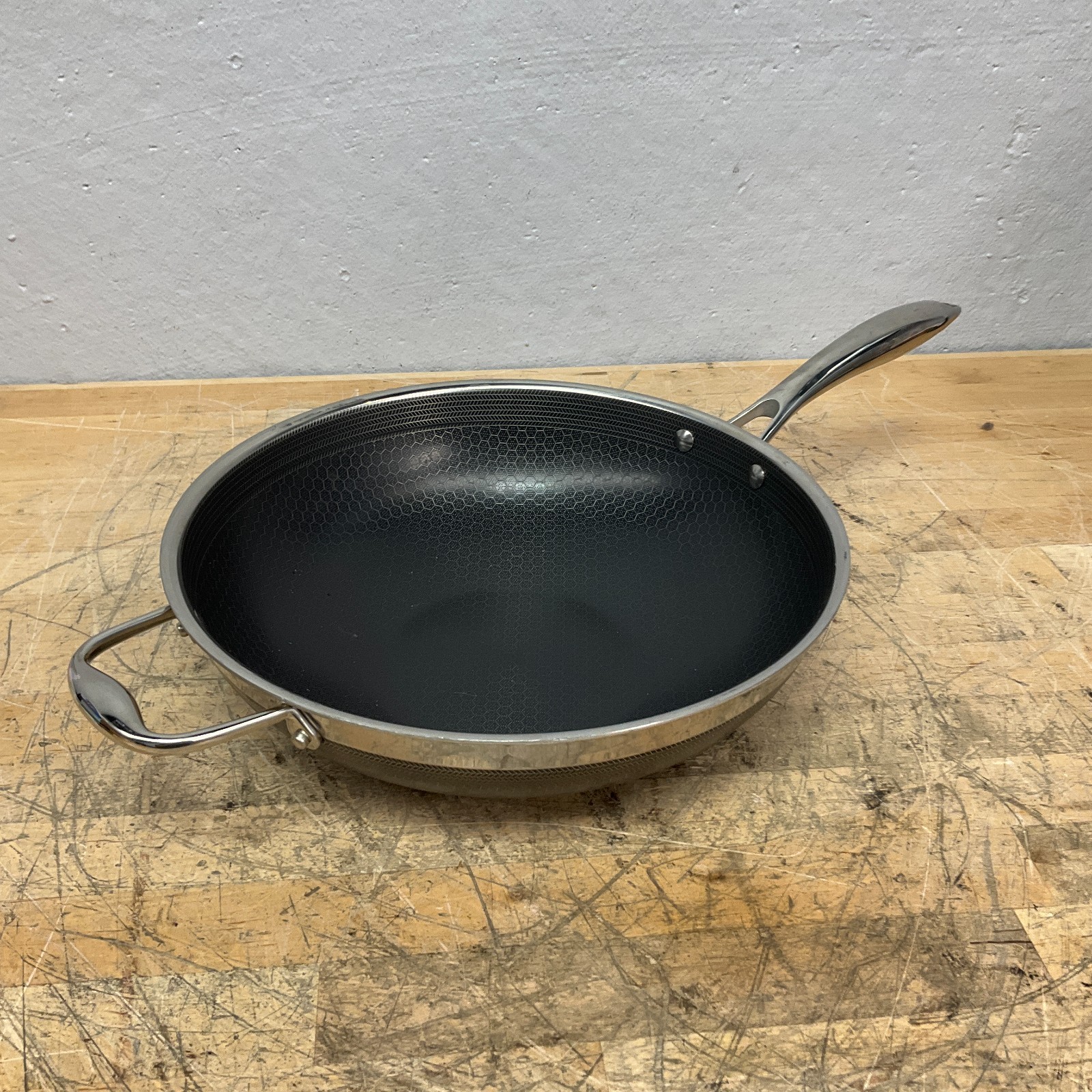 Hexclad Hybrid Cookware Stainless Steel Pan Nonstick 12 Hexclad Hybrid Cookware Stainless Steel Pan Nonstick 12