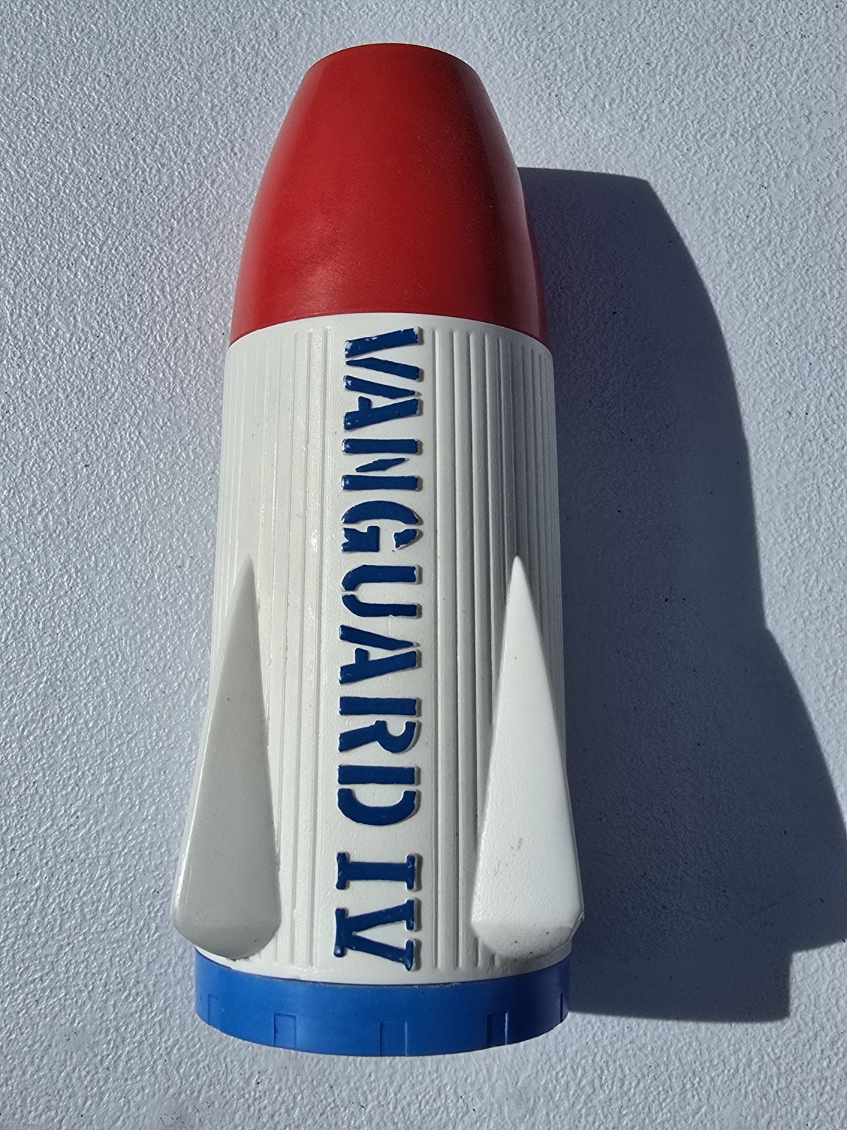 Vtg 1961 Vanguard IV Rocket Thermos Universal LF&C Space Corps Rare Vtg 1961 Vanguard IV Rocket Thermos Universal LF&C Space Corps Rare