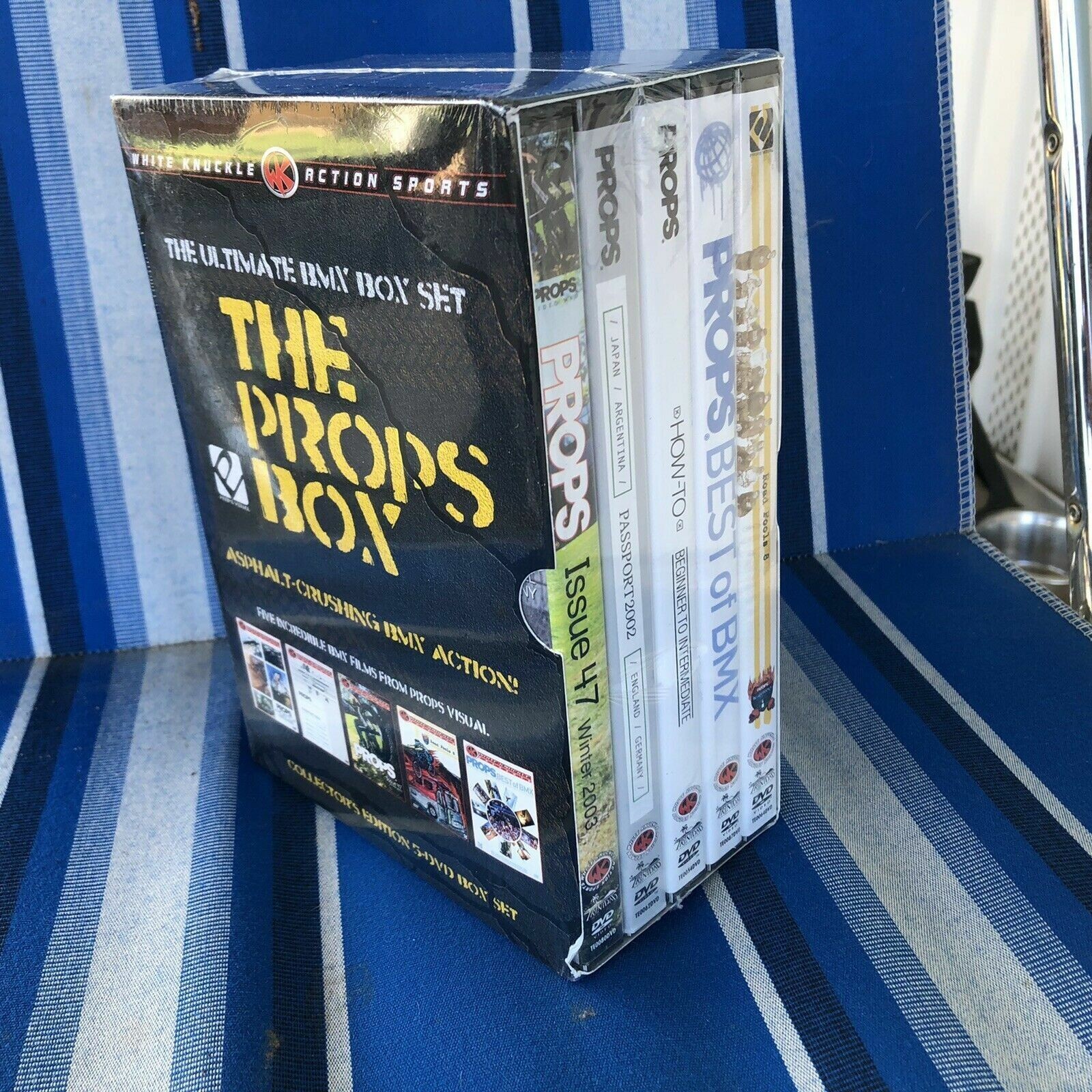UNOPENED the ULTIMATE BMX Props BOX 5 disc DVD set 2004 Road Fools Passport 2003
