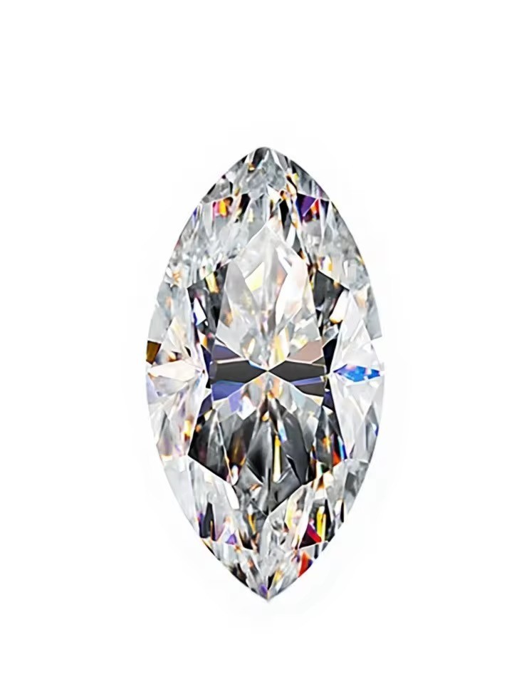 Marquise  Cut Moissanite Loose Stone D Color VVS1 Excellent Cut with Certificate
