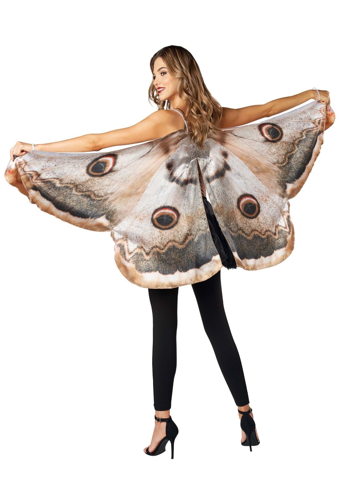 Moth Wings Costume Halloween Butterfly Wings Cape Shawl Fun World Moth Wings Costume Halloween Butterfly Wings Cape Shawl Fun World