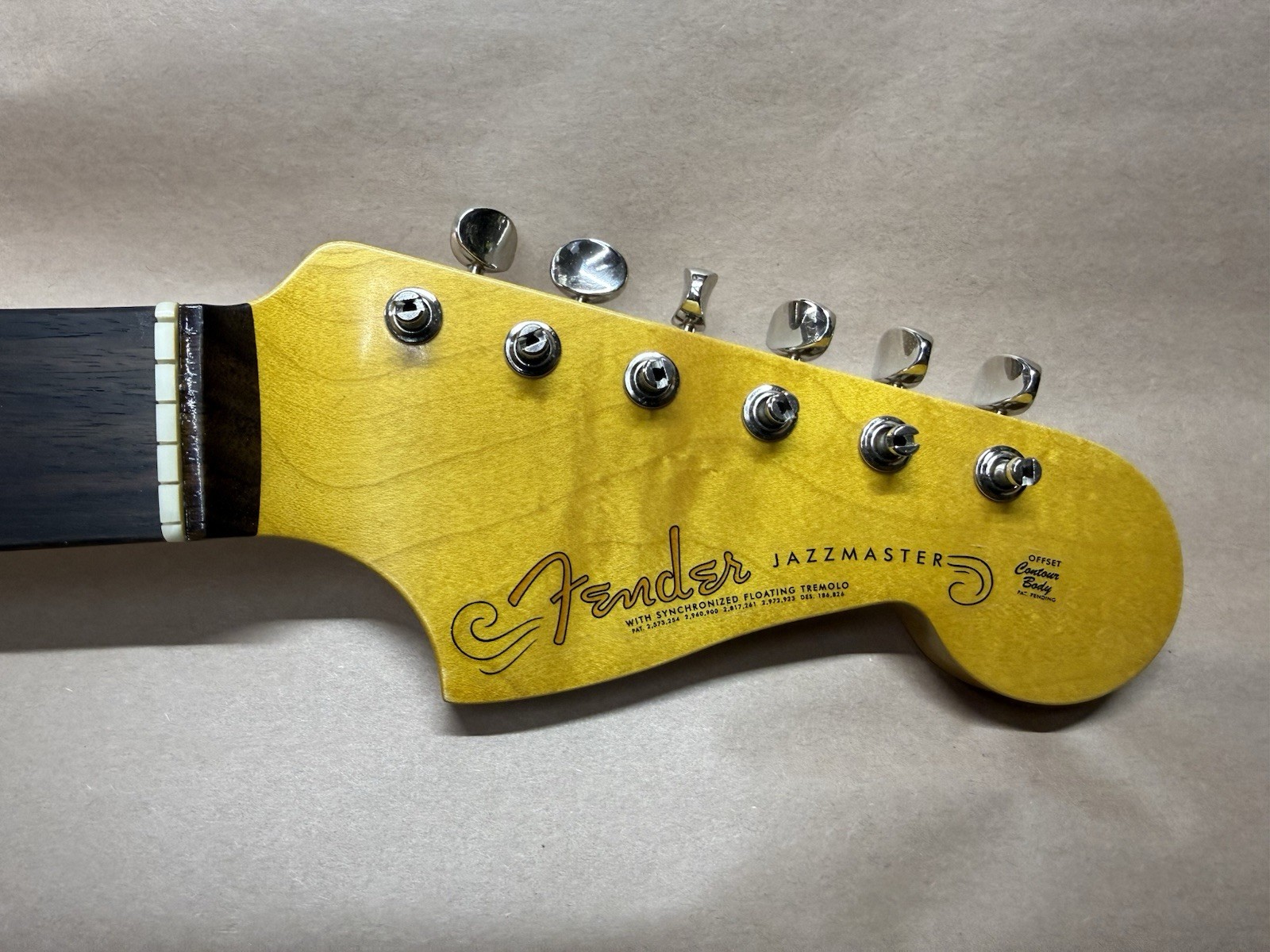 60's Jazzmaster neck To Order vintage Fender specs custom order