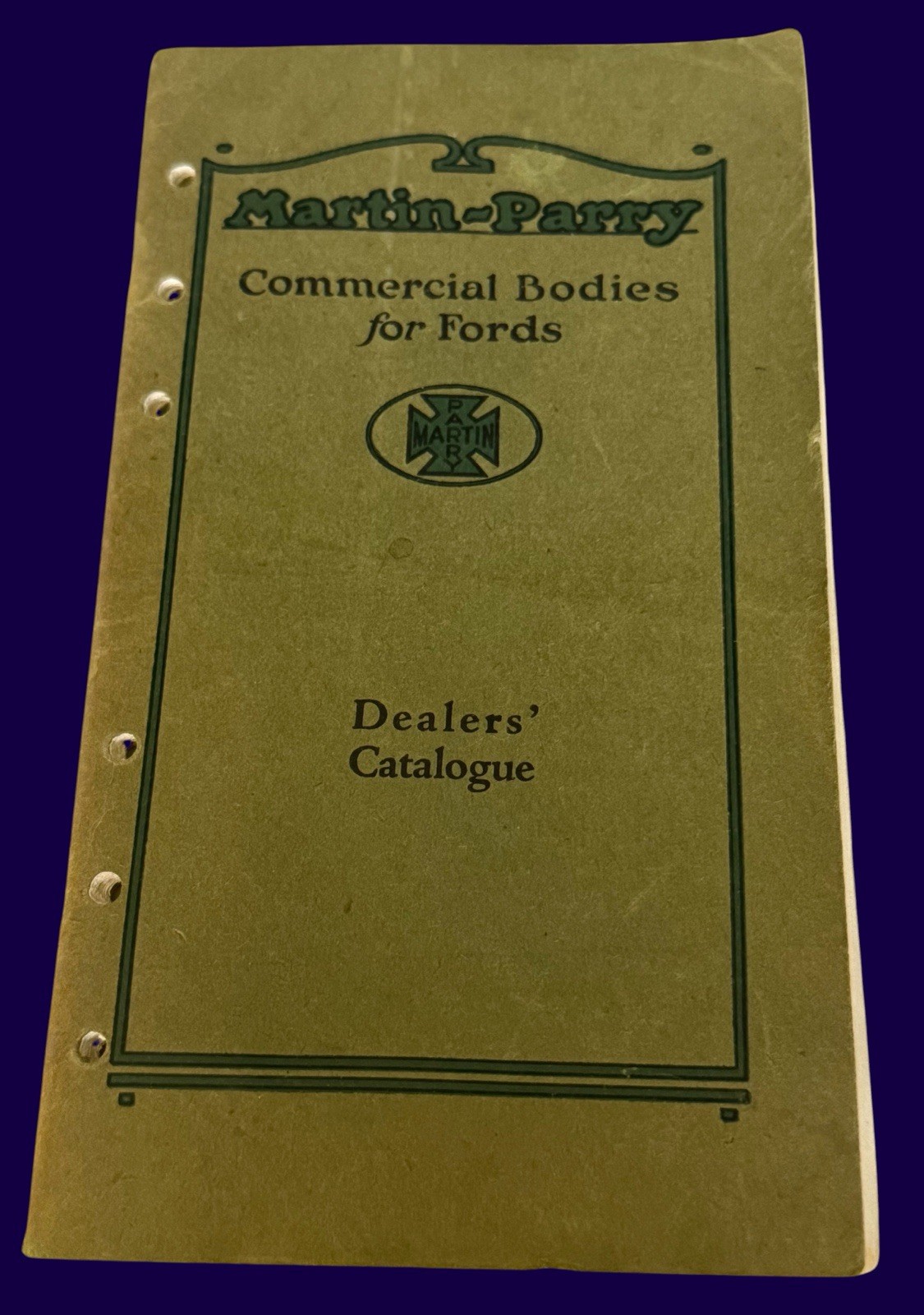 RARE Antique 1920’s Martin-Parry Parts Catalog for FORD Dealers