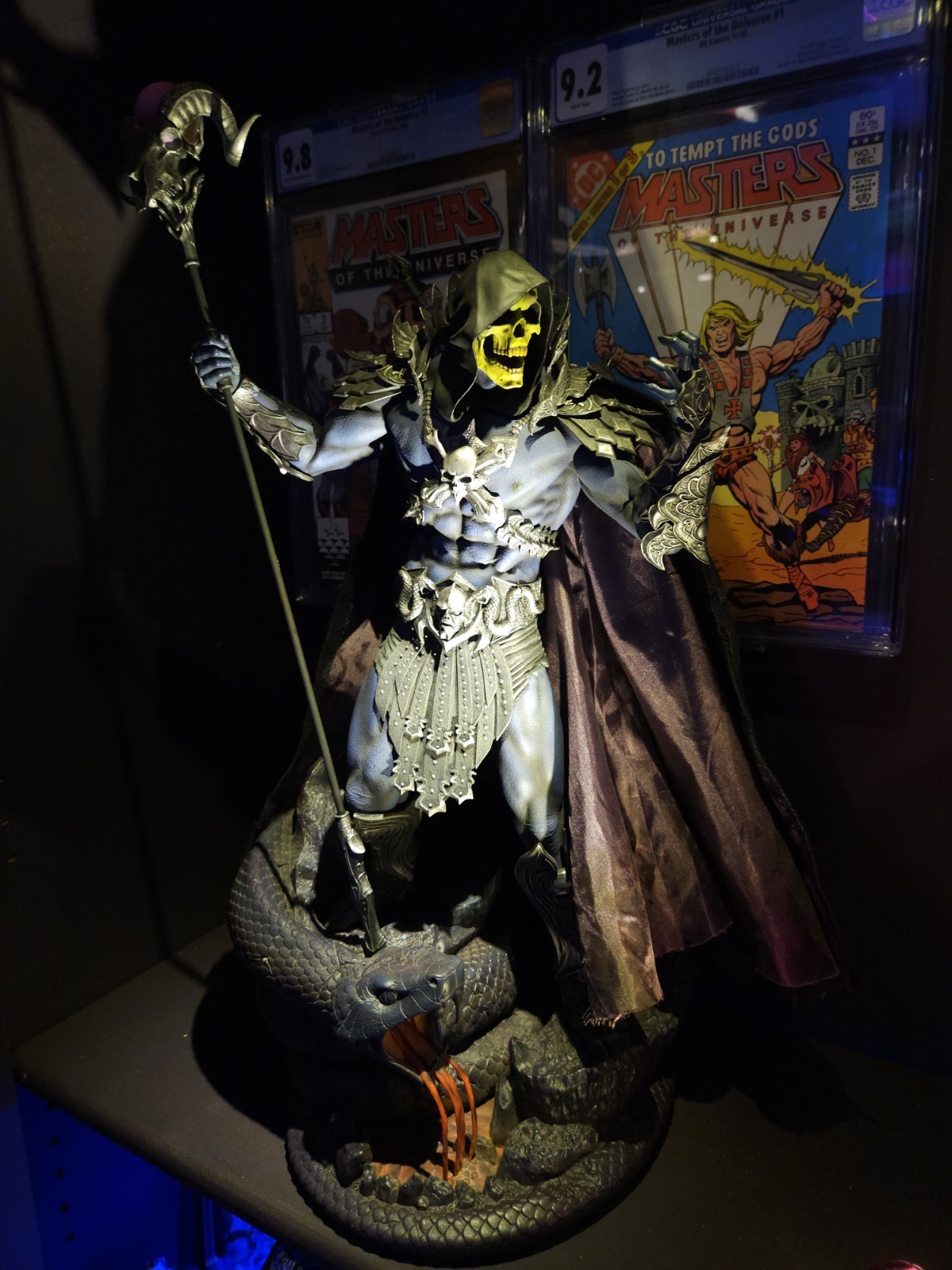 Sideshow Collectibles Exclusive version Skeletor Statue,  He-man, MOTU