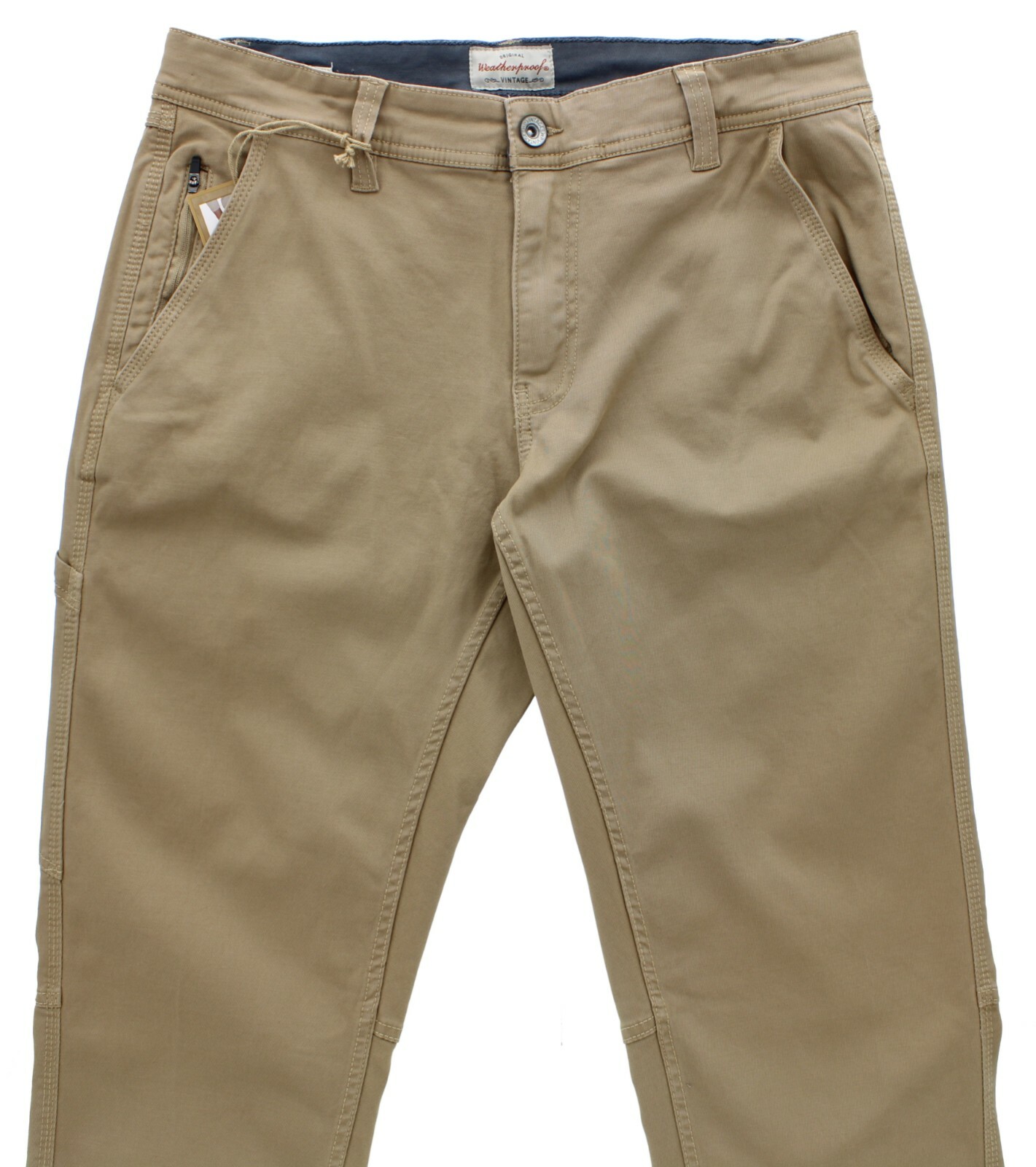Original Weatherproof Vintage Men's Flex Utility Pants Straight Fit, 6-Pockets