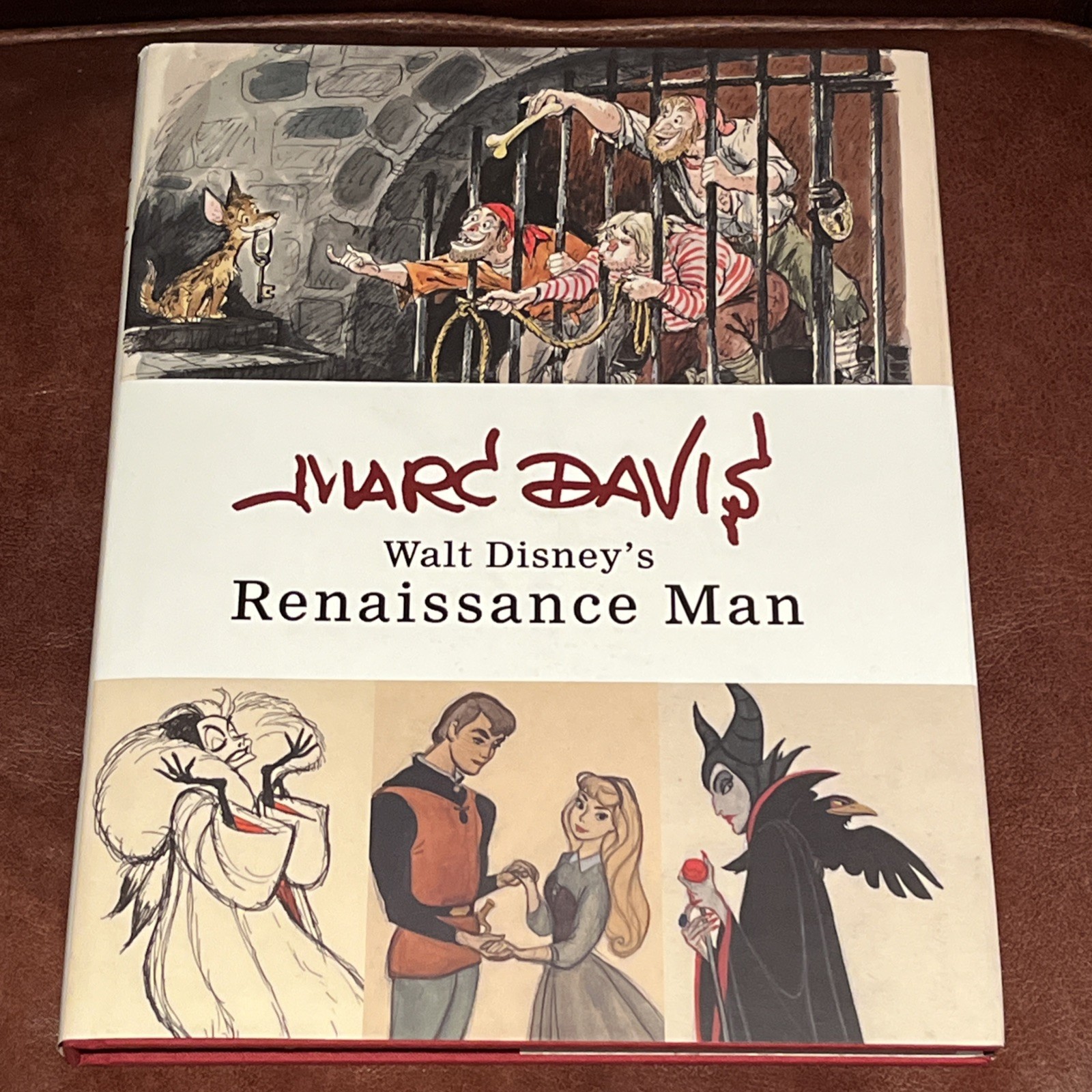 Marc Davis Walt Disney's Renaissance Man HC  Signed by Alice Davis + six others