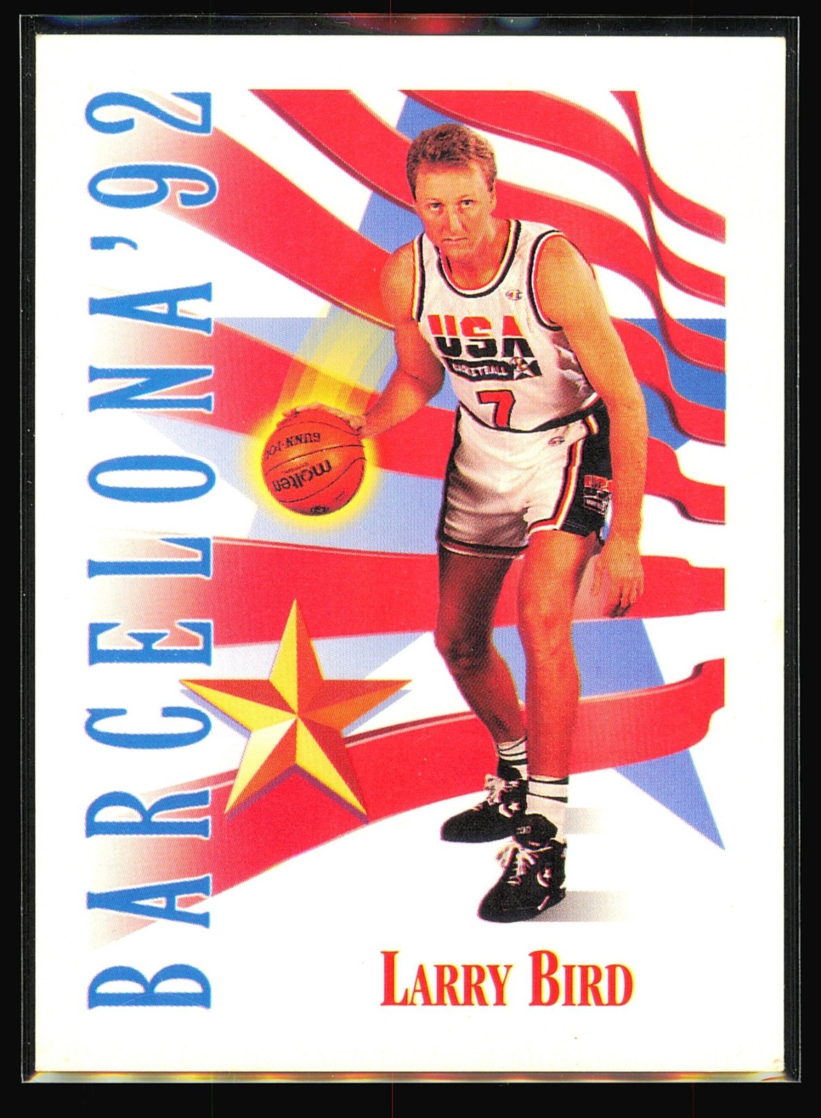 1991-92 SkyBox USA Basketball Team #531 Larry Bird 1991-92 SkyBox USA Basketball Team #531 Larry Bird