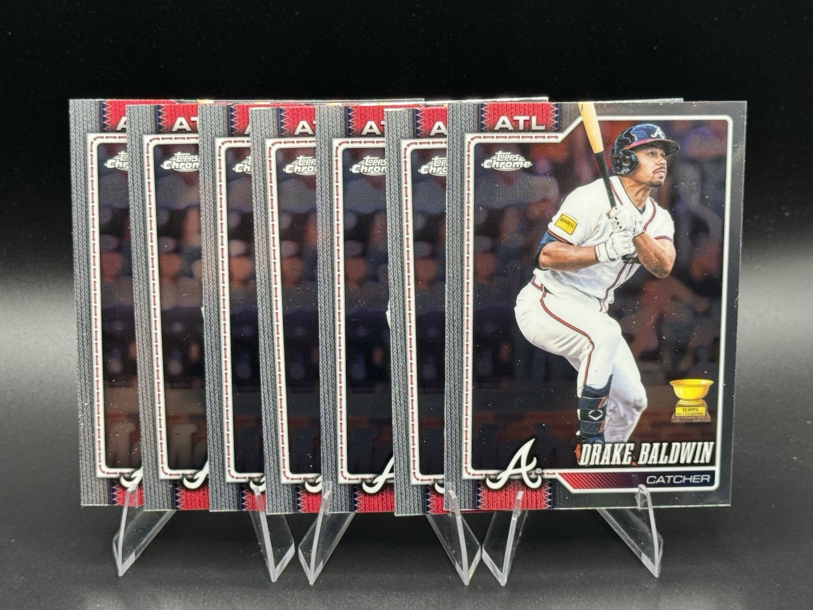 Lot (x7) 2026 Topps Chrome Drake Baldwin #258 Base Chrome Braves Lot (x7) 2026 Topps Chrome Drake Baldwin #258 Base Chrome Braves