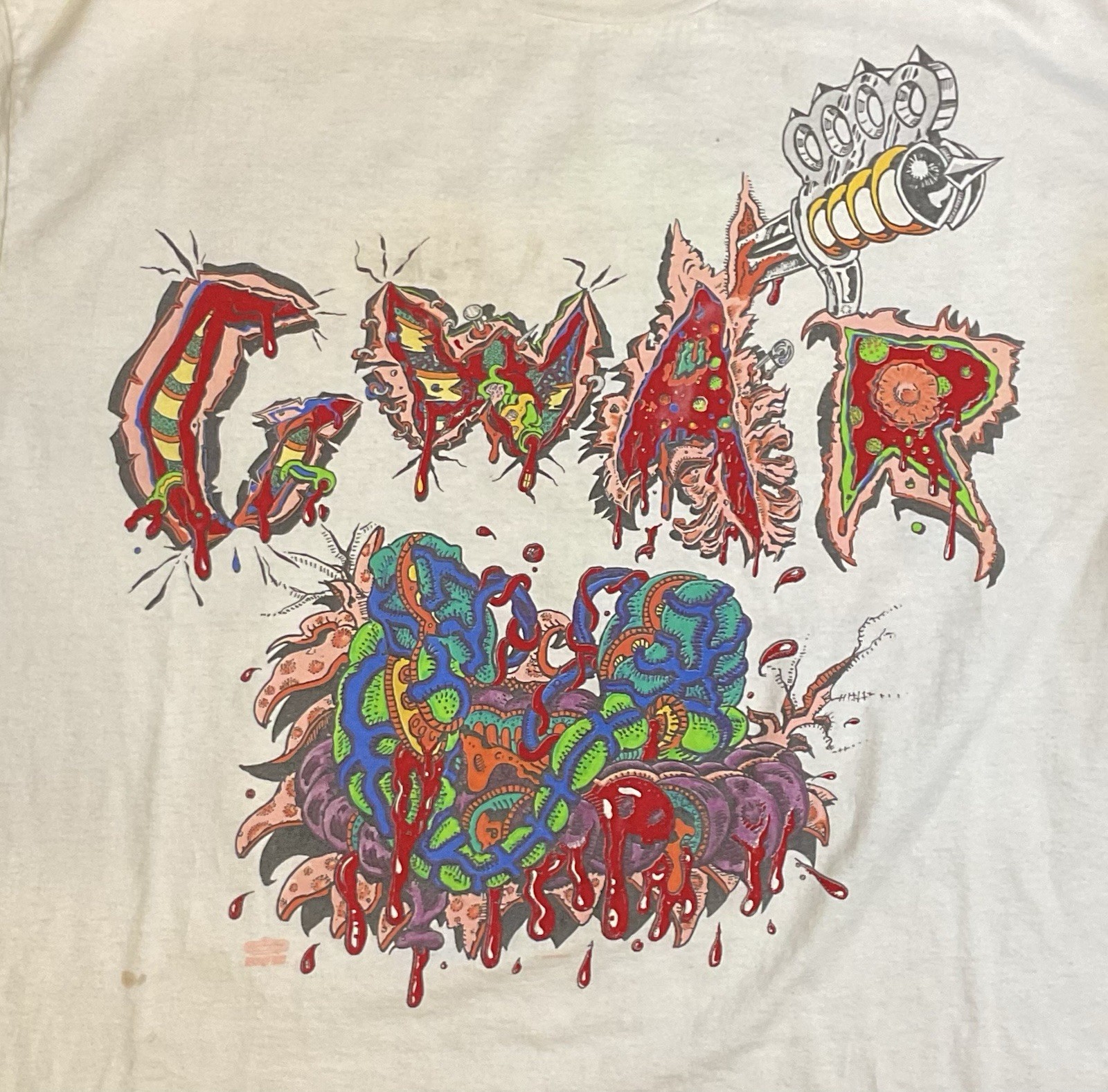 GWAR Vintage 1992 Pray They Don\'t Come To Your Town Tour Shirt Size XL White GWAR Vintage 1992 Pray They Don\'t Come To Your Town Tour Shirt Size XL White