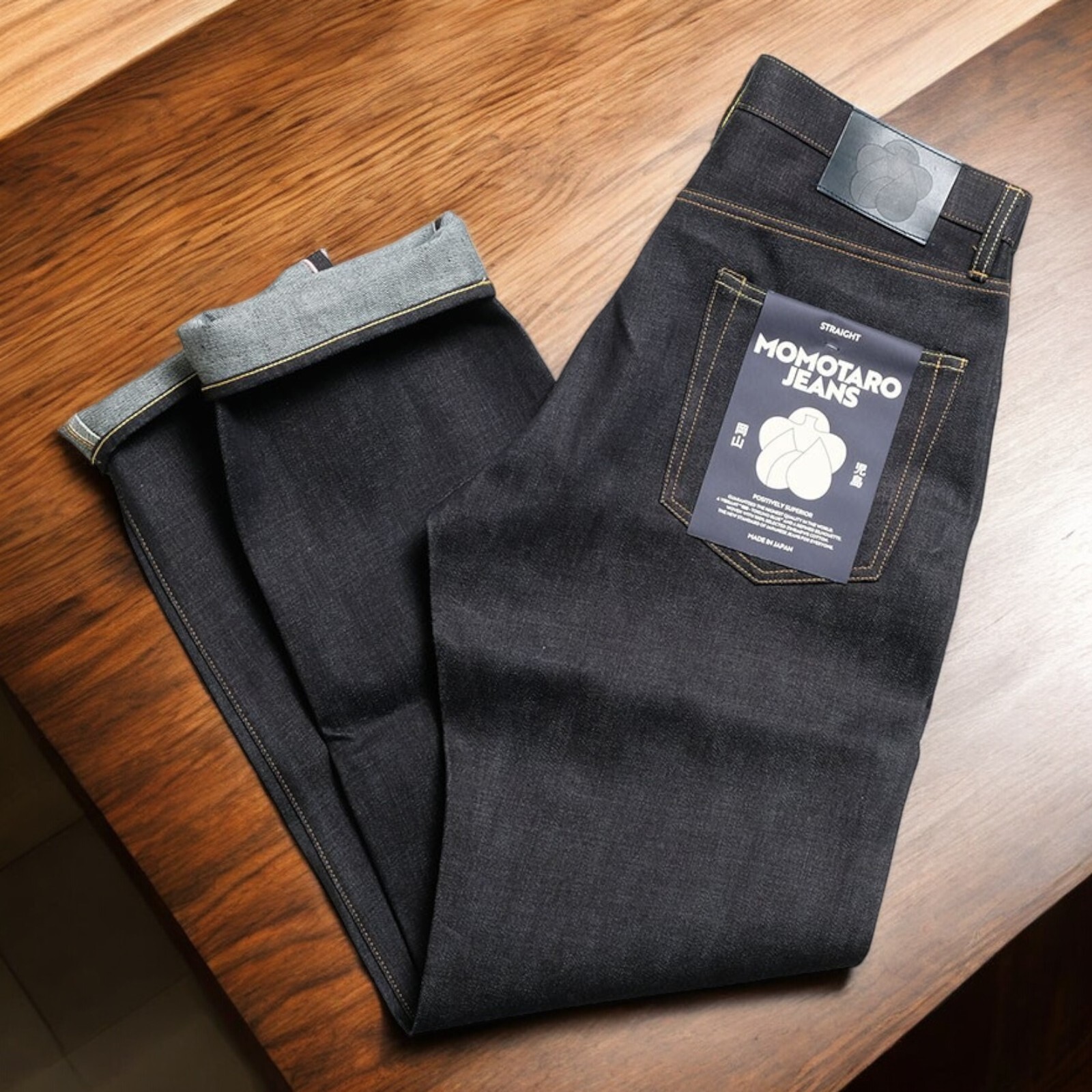 MOMOTARO JEANS #100 STANDARD STRAIGHT 14.7oz MMJB0100 TOKUNO BLUE Made in JAPAN