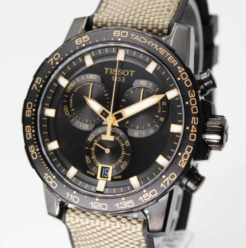 TISSOT Supersport T125.617.37.051.01 Chrono Black Dial Men\'s Watch 45.5mm