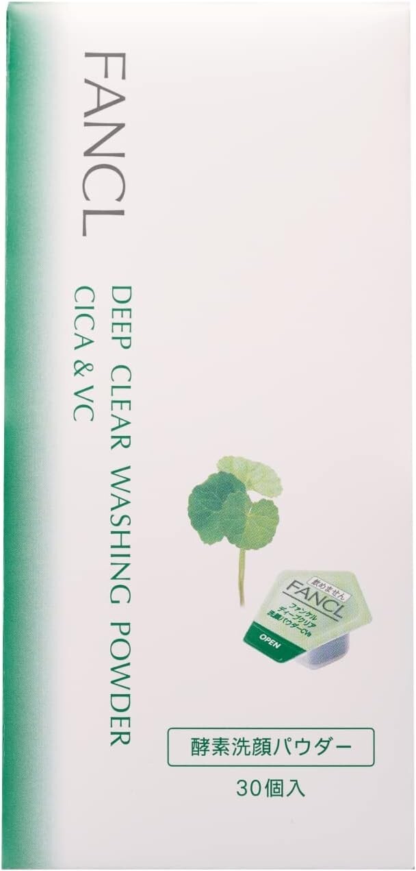FANCL Deep Clear Facial Washing Powder CICA & VC 30pcs Made In Japan
