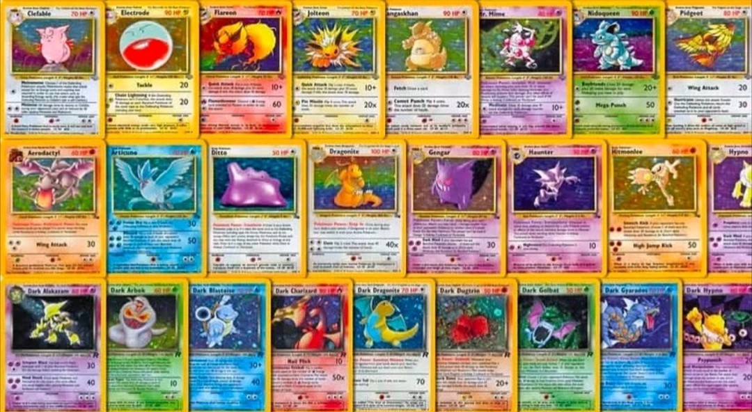 Old Pokemon Cards - Vintage Collection - 1st Edition - WOTC 1999-2003