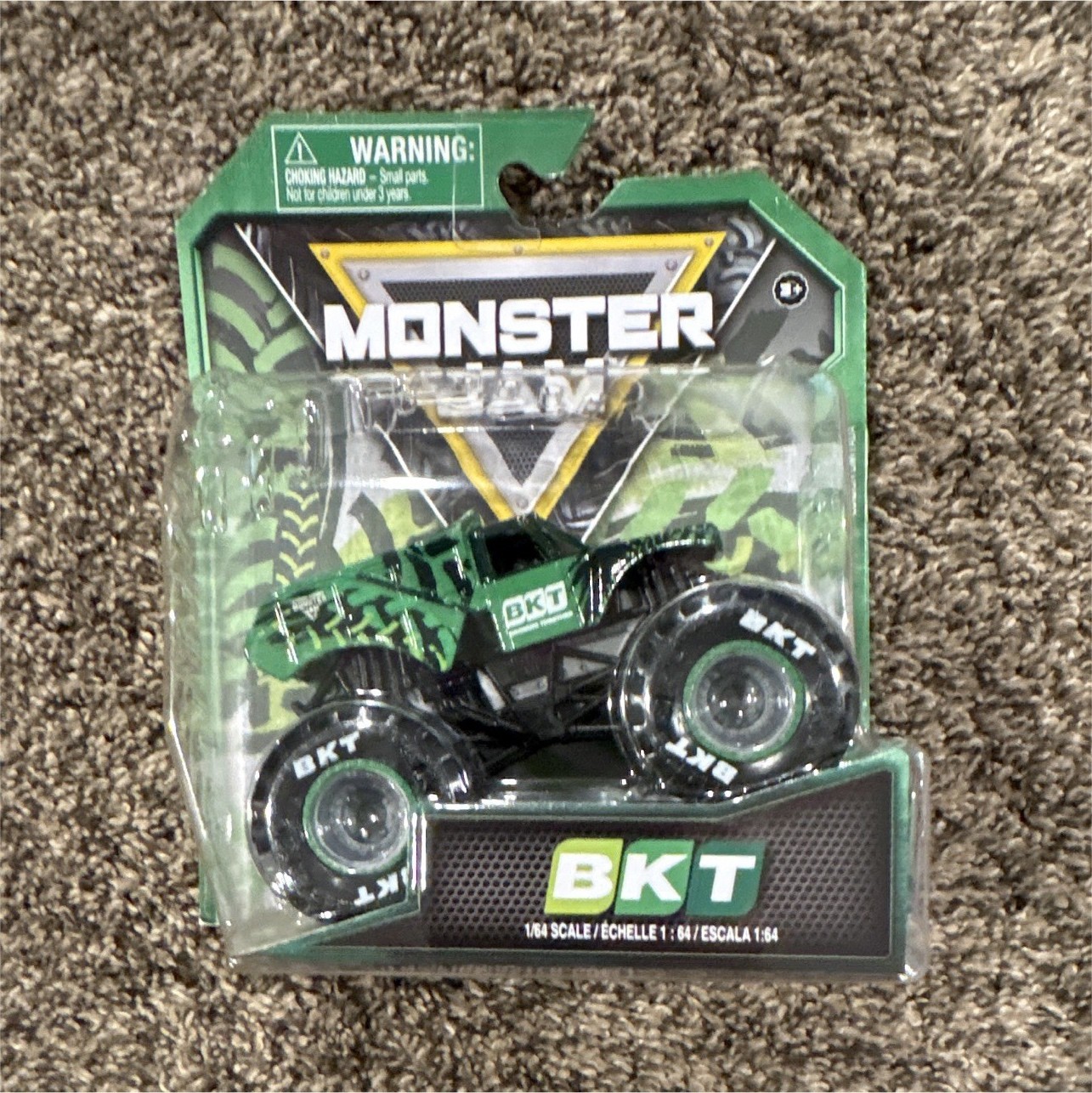 Monster Jam BKT 1:64 True Metal Diecast Monster Truck Green/Black 2021 Monster Jam BKT 1:64 True Metal Diecast Monster Truck Green/Black 2021