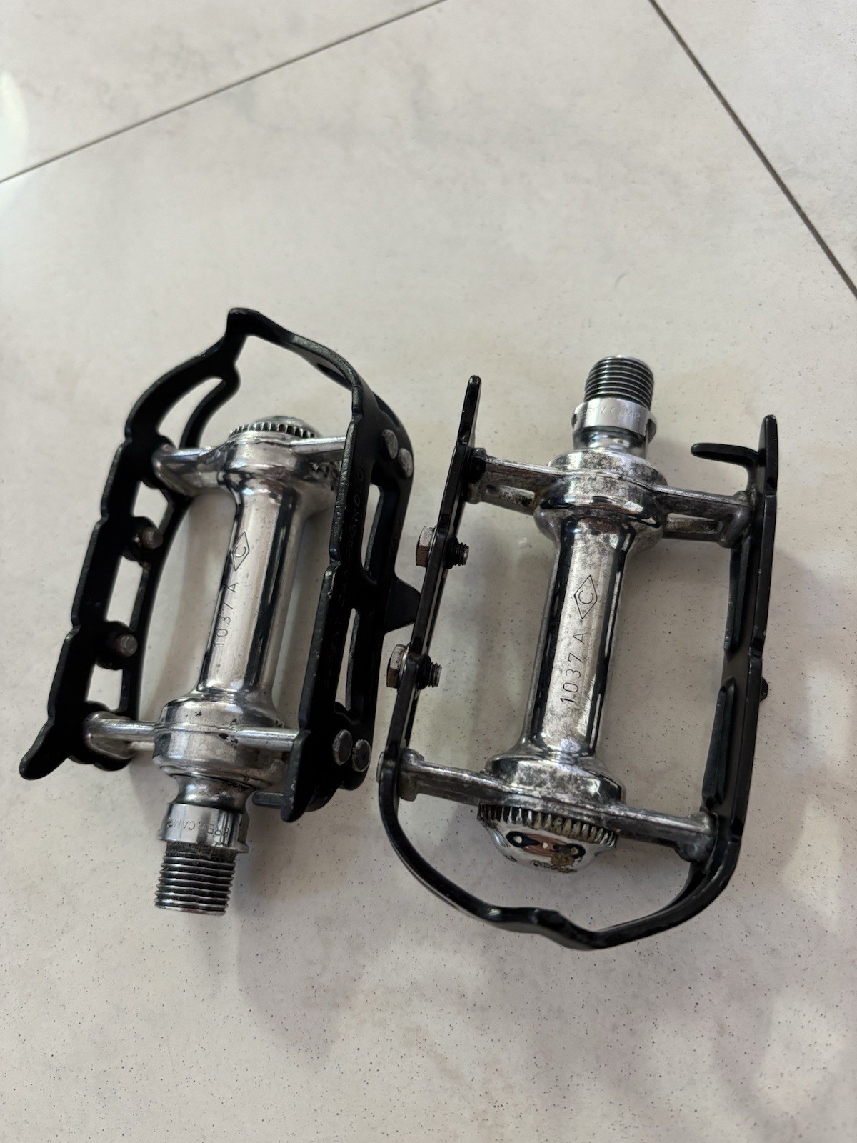 Vintage Campagnolo 1037A SL Superleggeri Strada Pedals 9/16” x 20 Vintage Campagnolo 1037A SL Superleggeri Strada Pedals 9/16” x 20