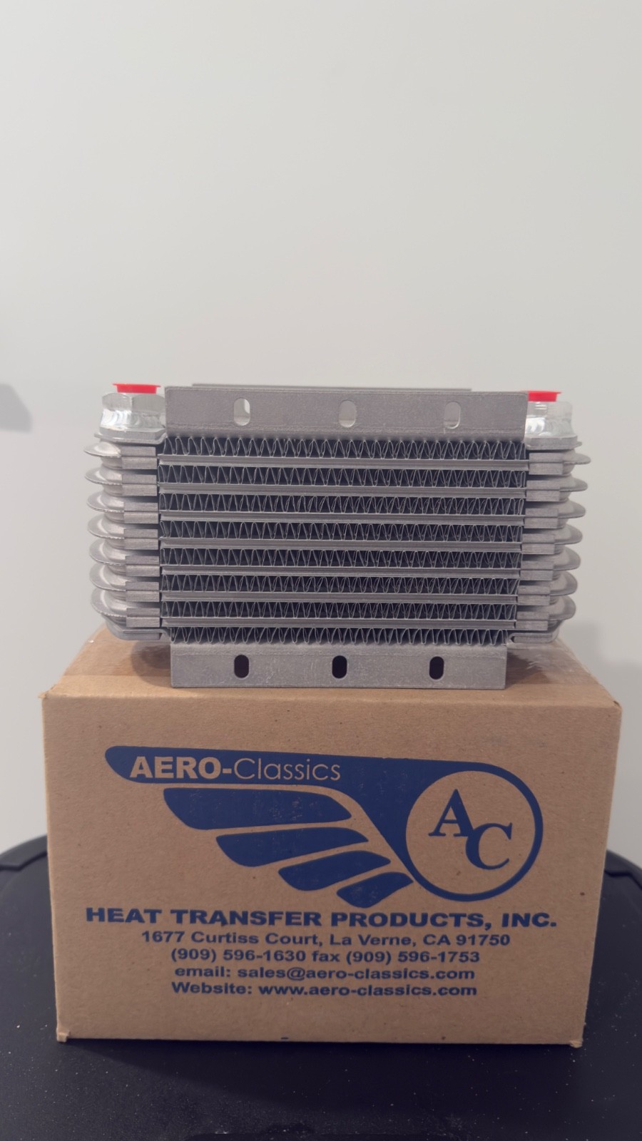 Oil Cooler Made by Aero Classics in New Condition P/N 8000075 qty 5 Available Oil Cooler Made by Aero Classics in New Condition P/N 8000075 qty 5 Available