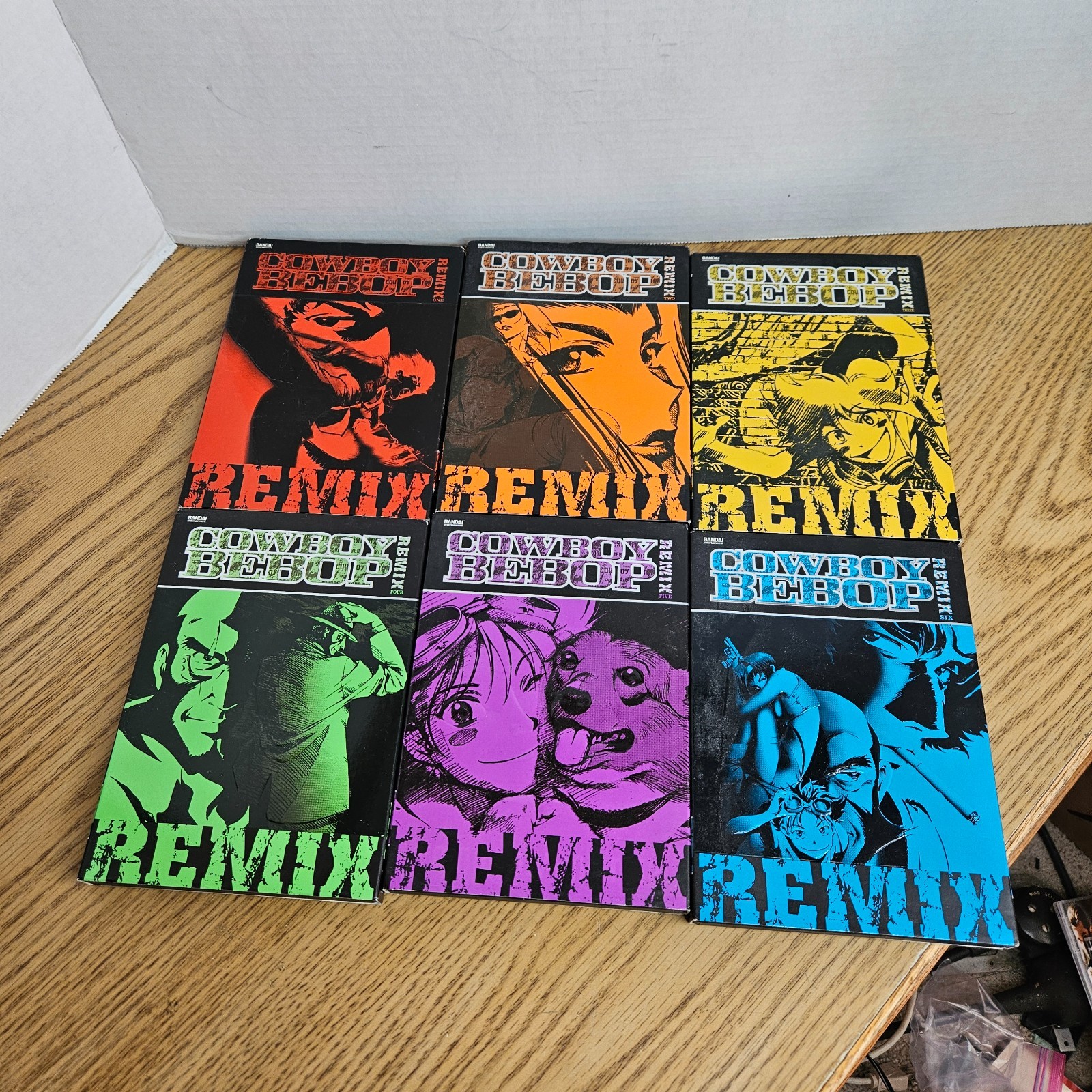Cowboy Bebop Remix (Volumes 1-6) DVD Set With SLIPCASES Complete Anime Series Cowboy Bebop Remix (Volumes 1-6) DVD Set With SLIPCASES Complete Anime Series