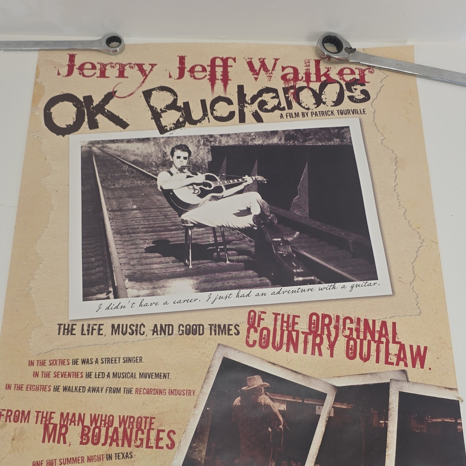 VTG Jerry Jeff Walker OK Buckaroos signed Patrick Tourville Awsome Condition VTG Jerry Jeff Walker OK Buckaroos signed Patrick Tourville Awsome Condition