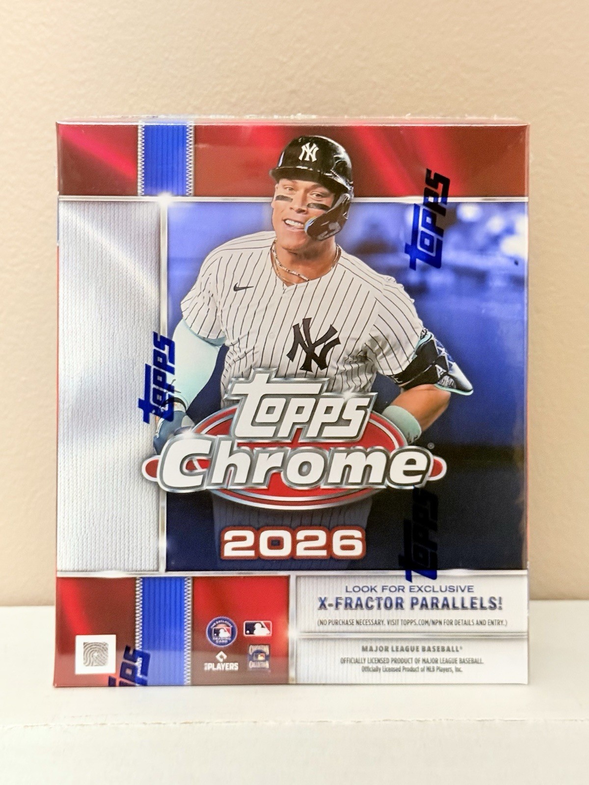 2026 Topps Chrome Baseball Sealed Mega Box—6 Packs w/ X-Factor Parallels 2026 Topps Chrome Baseball Sealed Mega Box—6 Packs w/ X-Factor Parallels