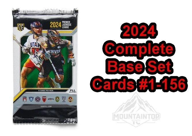 2024 PLL COMPLETE (156) Base Card Set - Premier Lacrosse League 2024 PLL COMPLETE (156) Base Card Set - Premier Lacrosse League