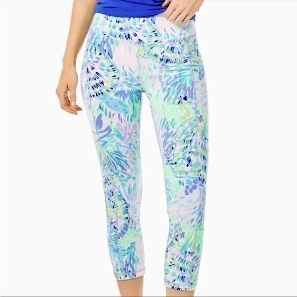 Lily Pulitzer Weekender High Rise Leggings LuxleticXXL Shell Of A Party Print Lily Pulitzer Weekender High Rise Leggings LuxleticXXL Shell Of A Party Print