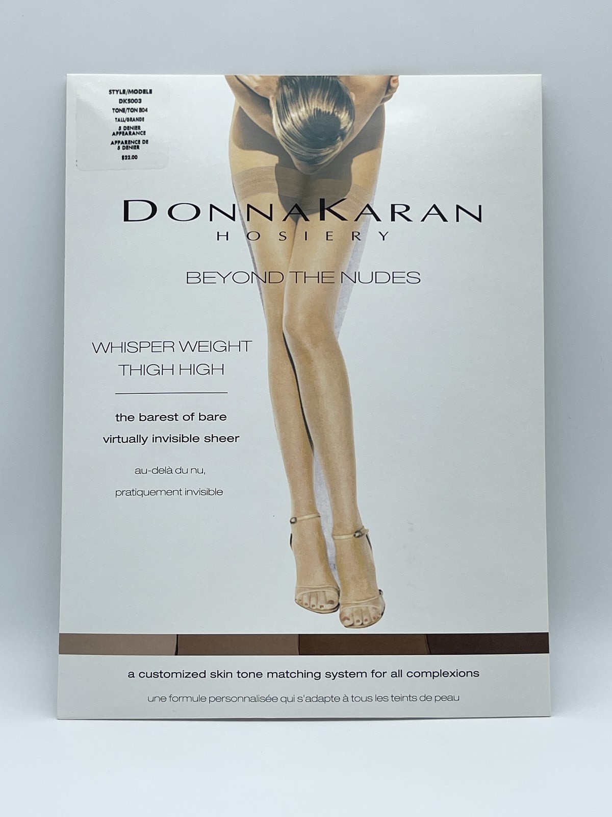 Donna Karan Hosiery, Tall, B04, DKS003, Whisper Weight Thigh High Donna Karan Hosiery, Tall, B04, DKS003, Whisper Weight Thigh High