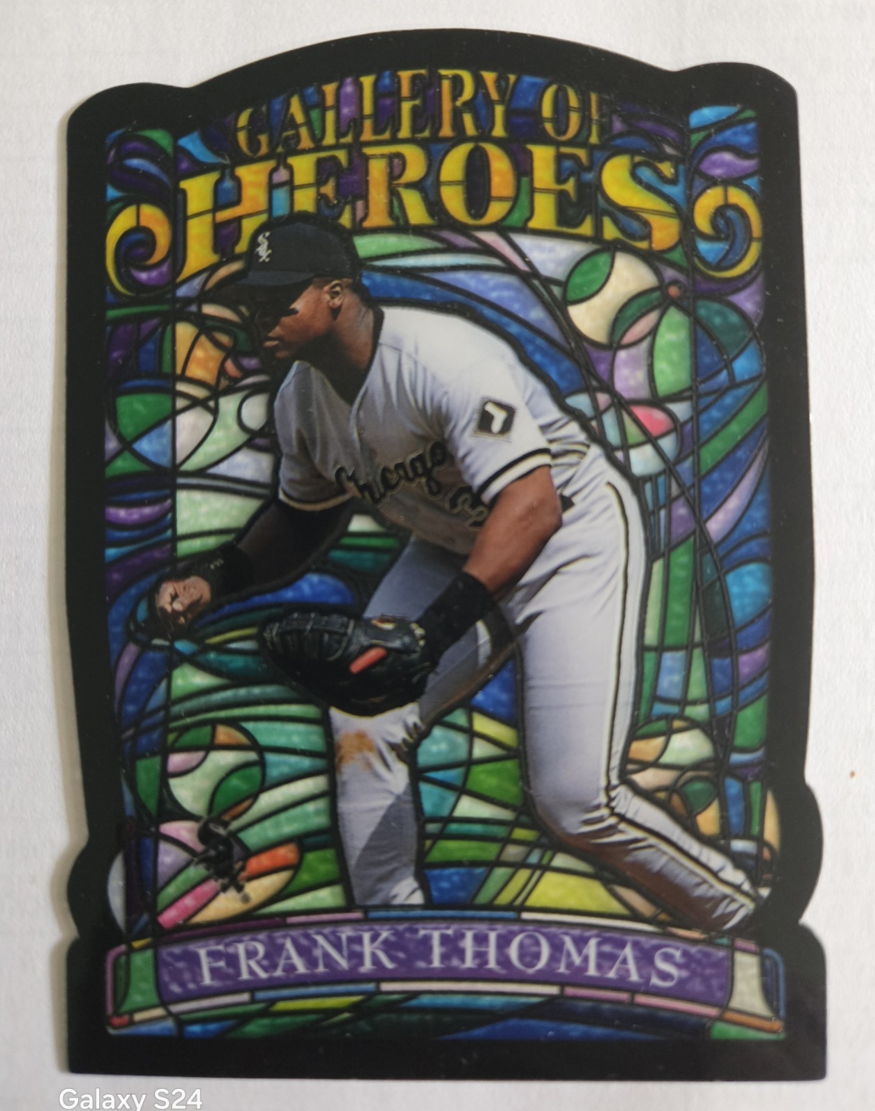 1998 Topps Gallery Of Heroes Frank Thomas  Jumbo Size