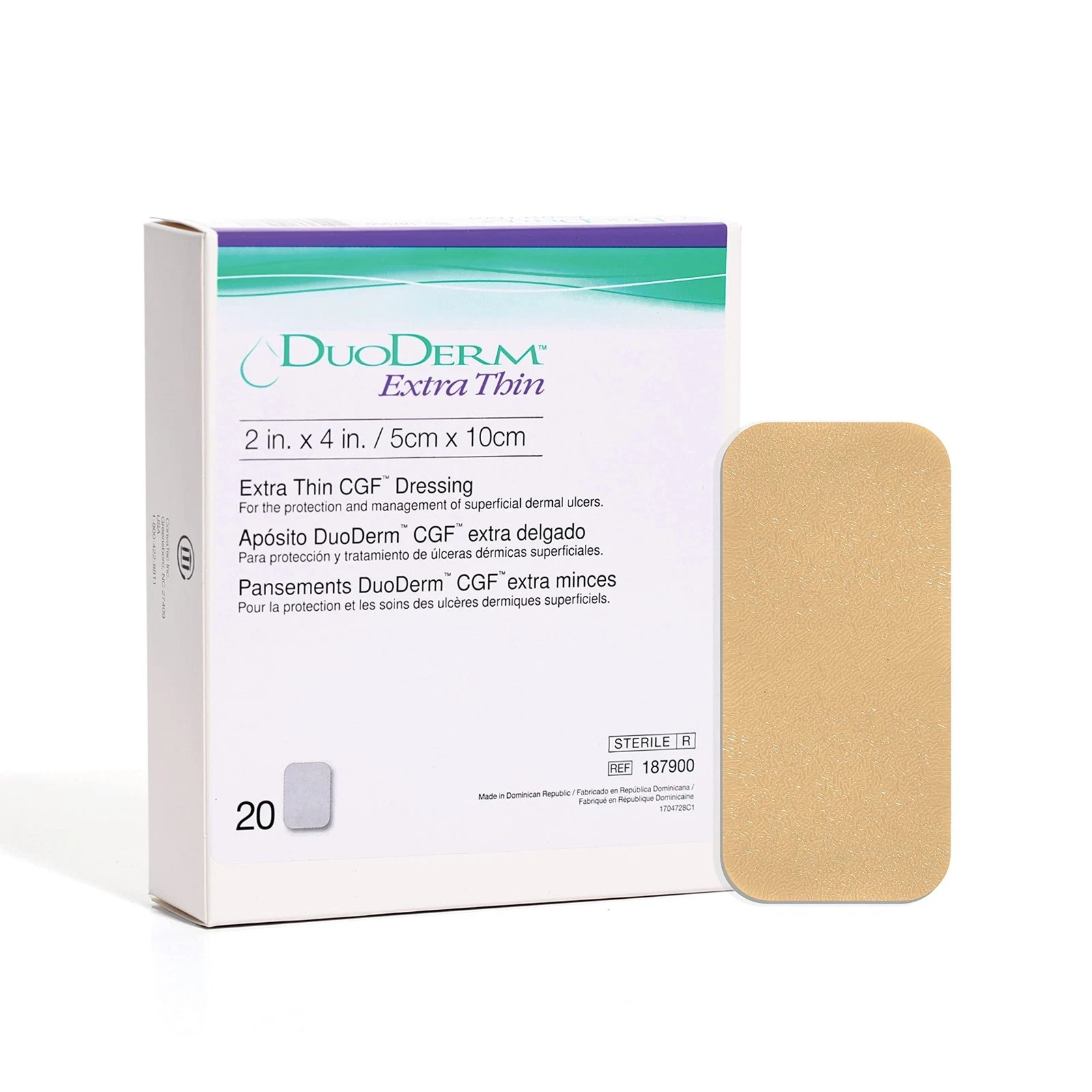 Convatec DuoDerm Extra Thin Dressing 2\ Convatec DuoDerm Extra Thin Dressing 2\
