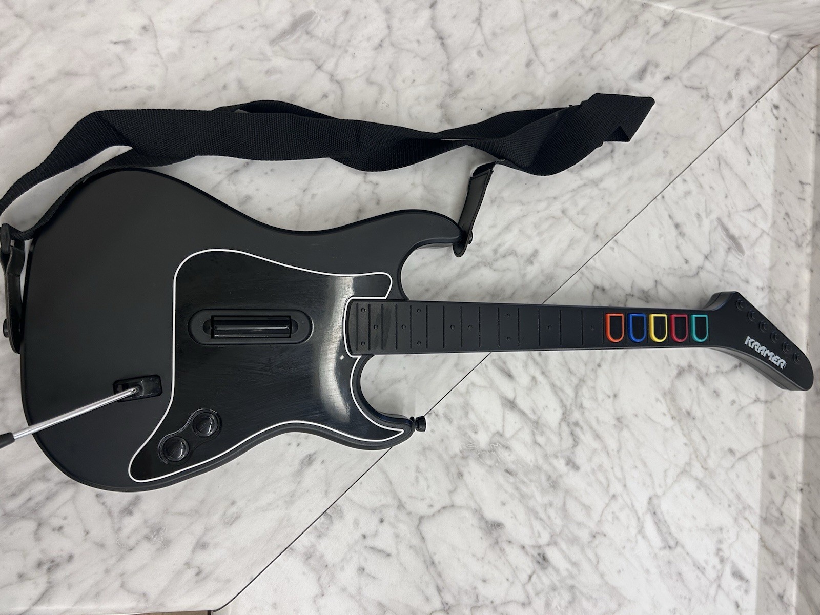 Guitar Hero Kramer Striker Red Octane Wireless Controller PS2 Guitar Hero Kramer Striker Red Octane Wireless Controller PS2