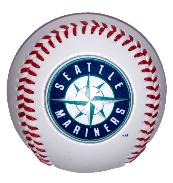 Seatle Mariners Logo Baseball - Official MLB Fotoball - Very Good Condition