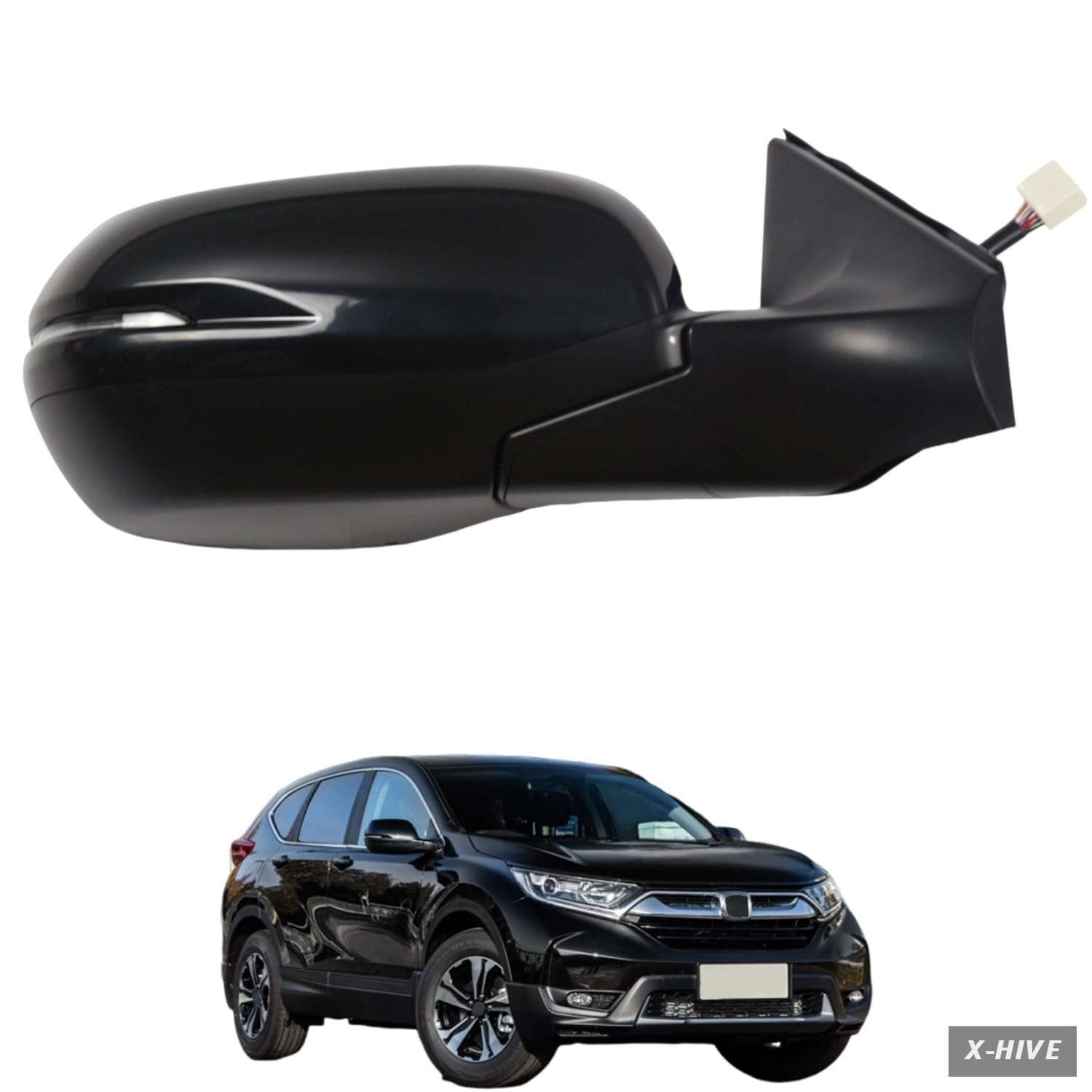 Exterior Mirrors Passenger Side Glass,Plastic Heated Blind Spot Monitor Paint 1