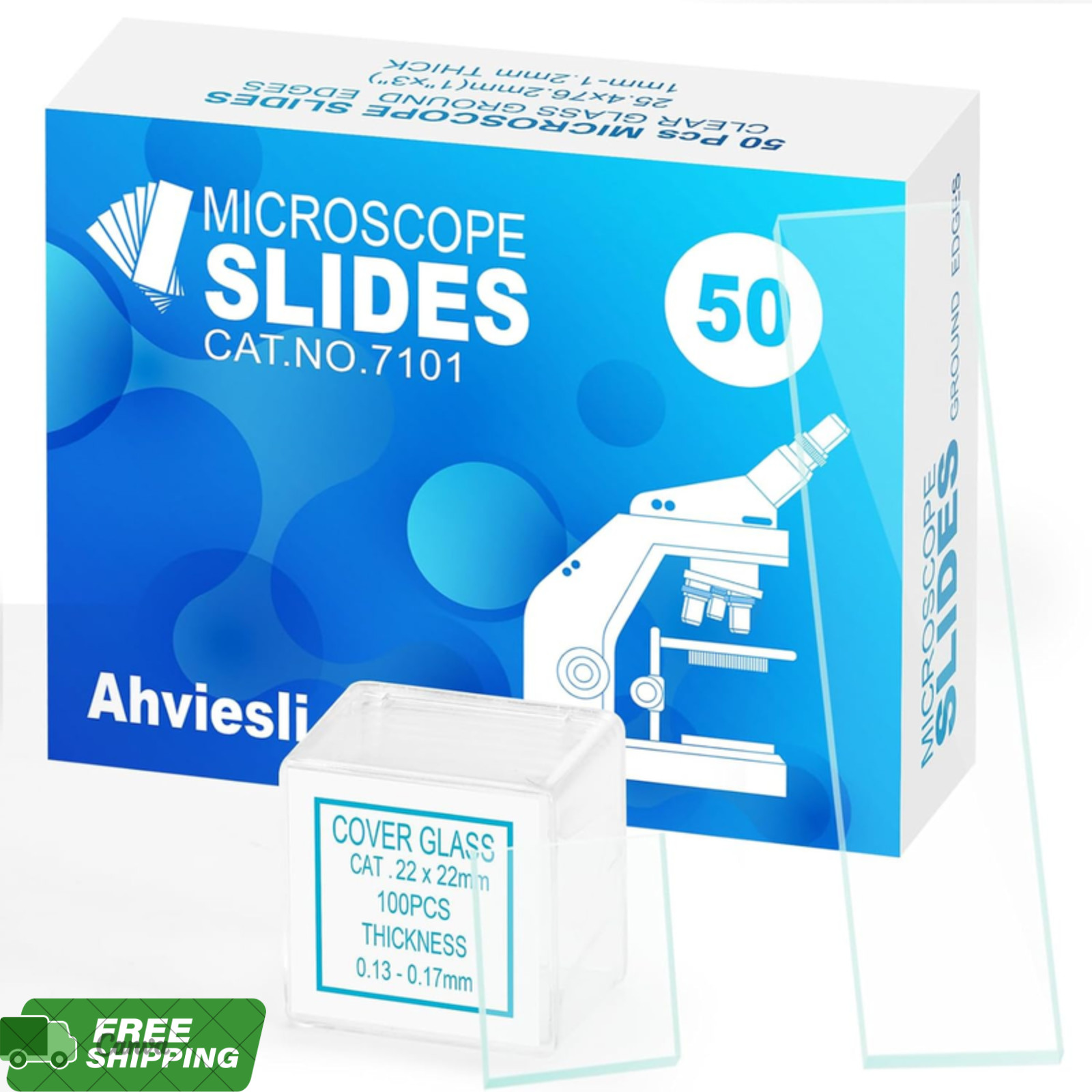 Microscope Slides and Covers Kit – 50 Blank Pre-Cleaned Glass Slides for Microsc Microscope Slides and Covers Kit – 50 Blank Pre-Cleaned Glass Slides for Microsc