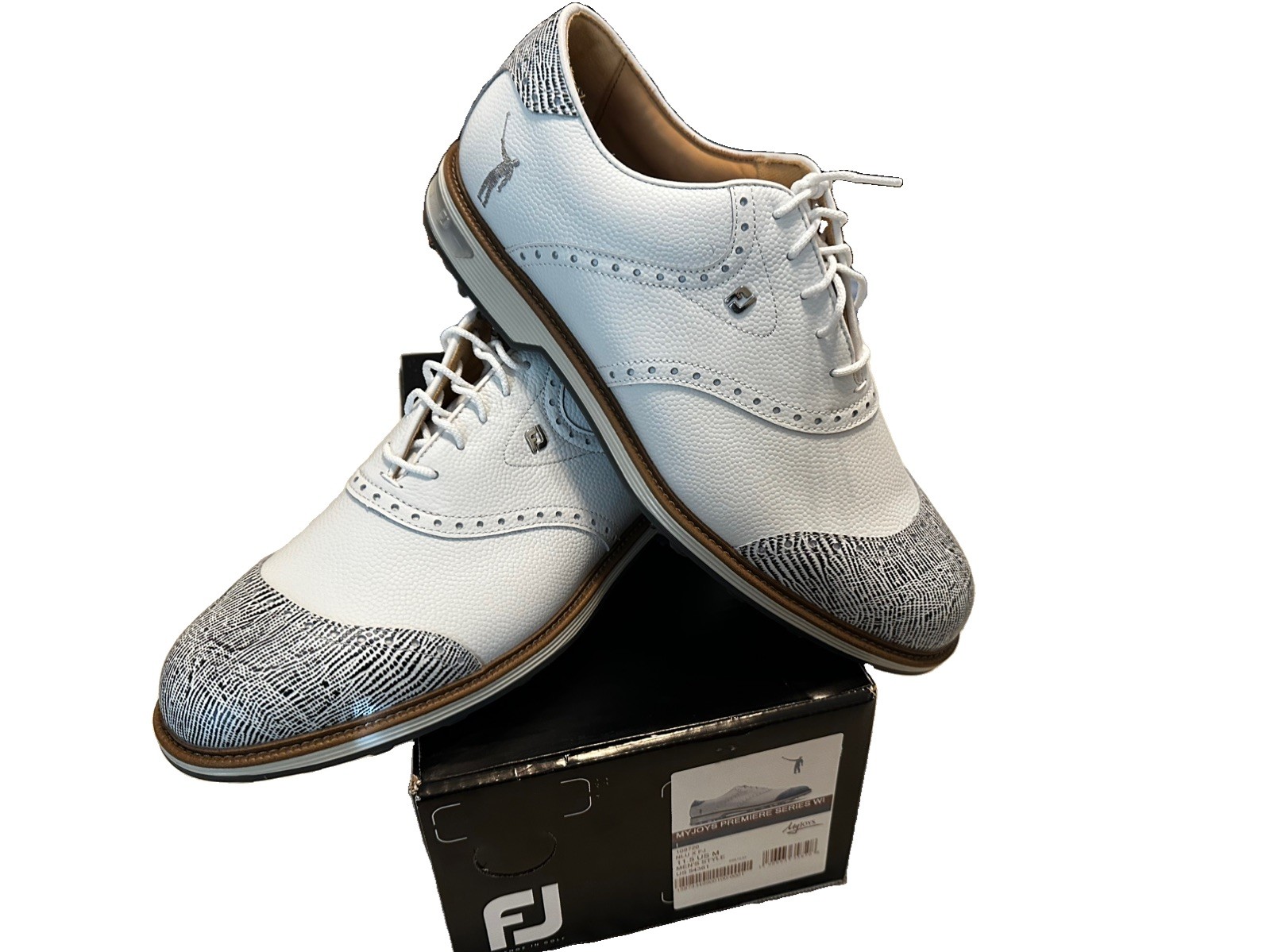 FootJoy Men\'s DryJoys Premiere Series White Wilcox \ FootJoy Men\'s DryJoys Premiere Series White Wilcox \