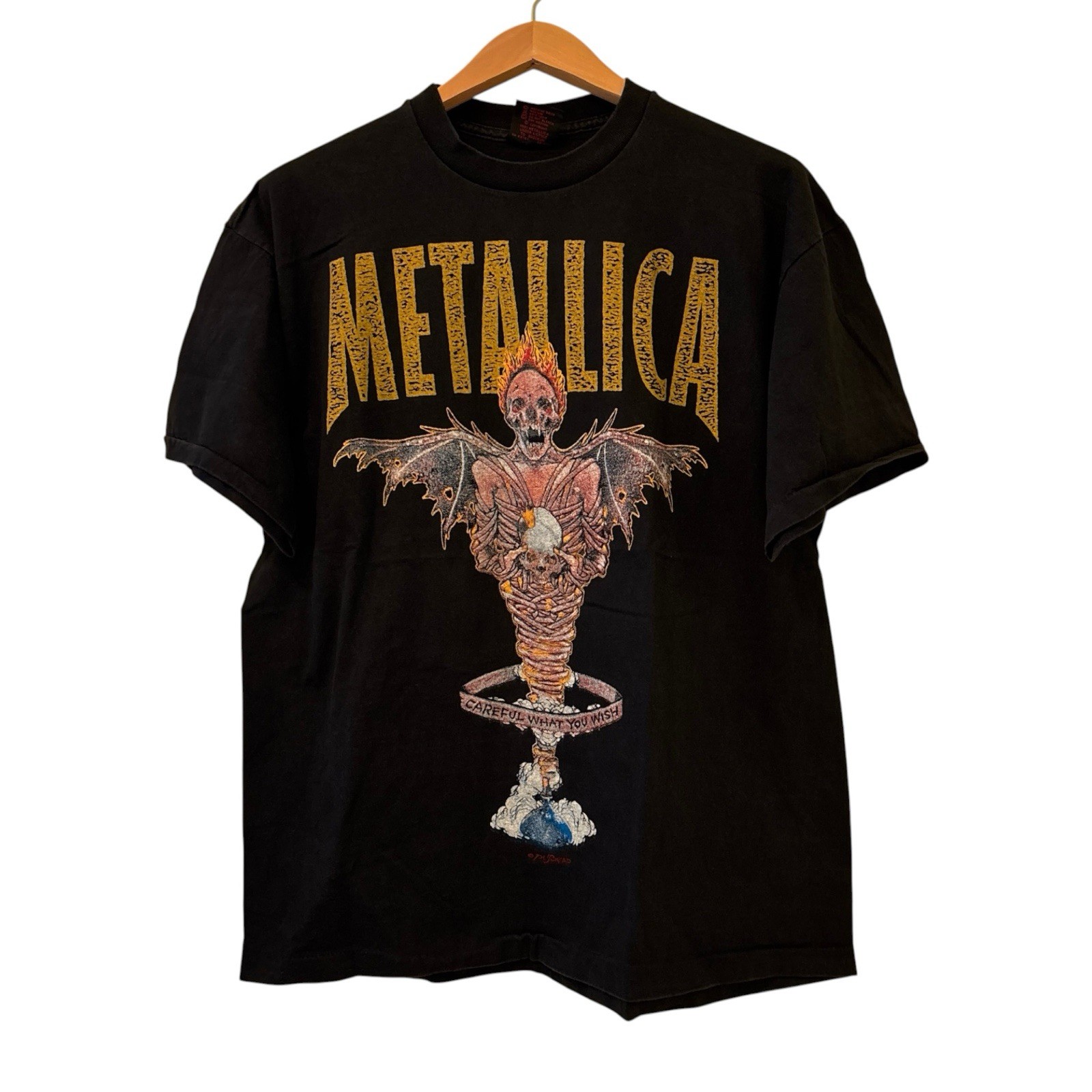 METALLICA Pushead King Nothing Short Sleeve Tee Shirt Modern Reprint Sz XL