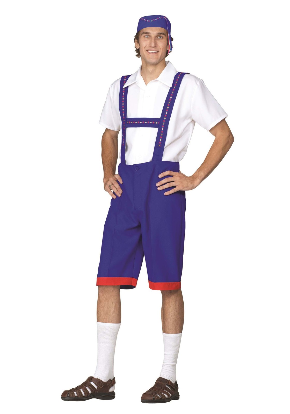 Men\'s Ned Nederlander Lederhosen Costume Men\'s Ned Nederlander Lederhosen Costume